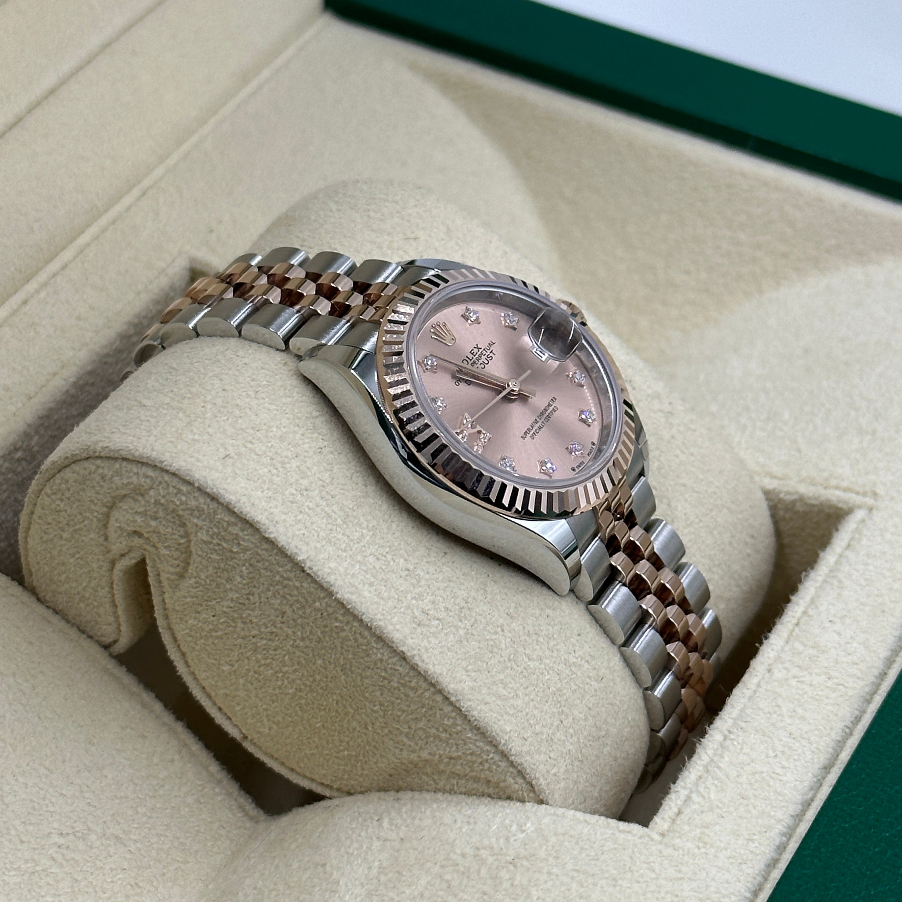 ROLEX  Lady-Datejust 28MM 279171G ROSE STAR  JUB