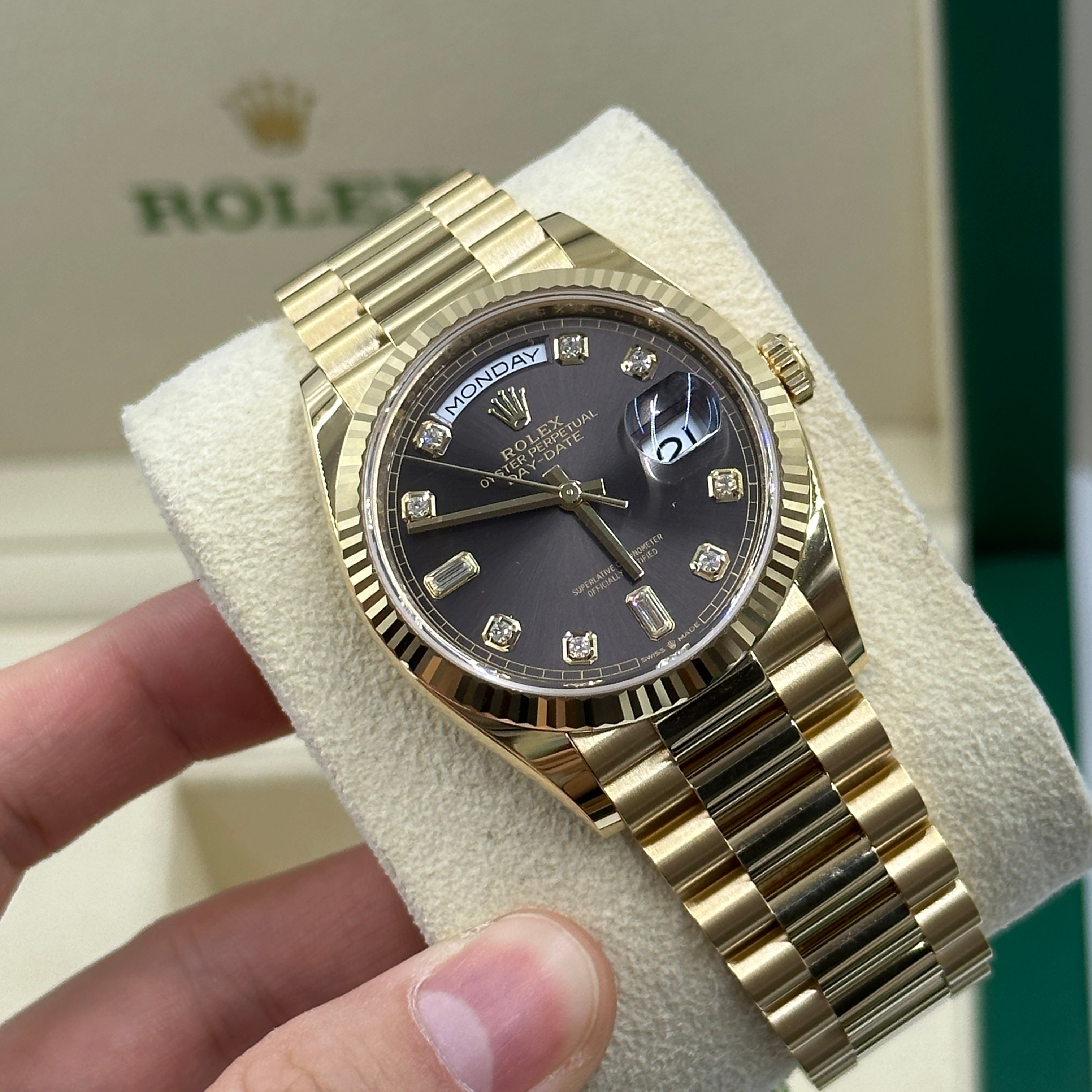 Rolex Day-Date 128238A Grey 2025