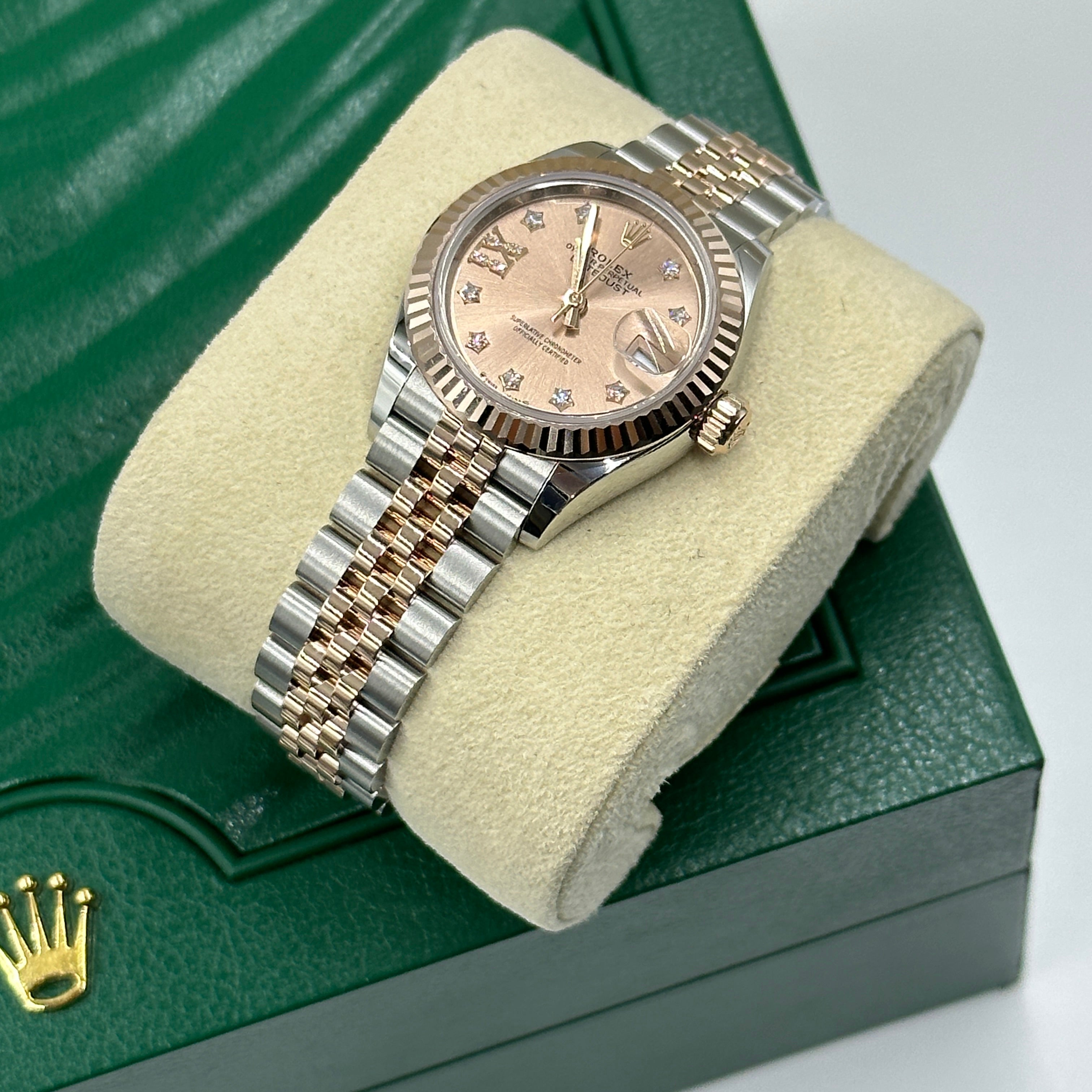 ROLEX  Lady-Datejust 28MM 279171G ROSE STAR  JUB