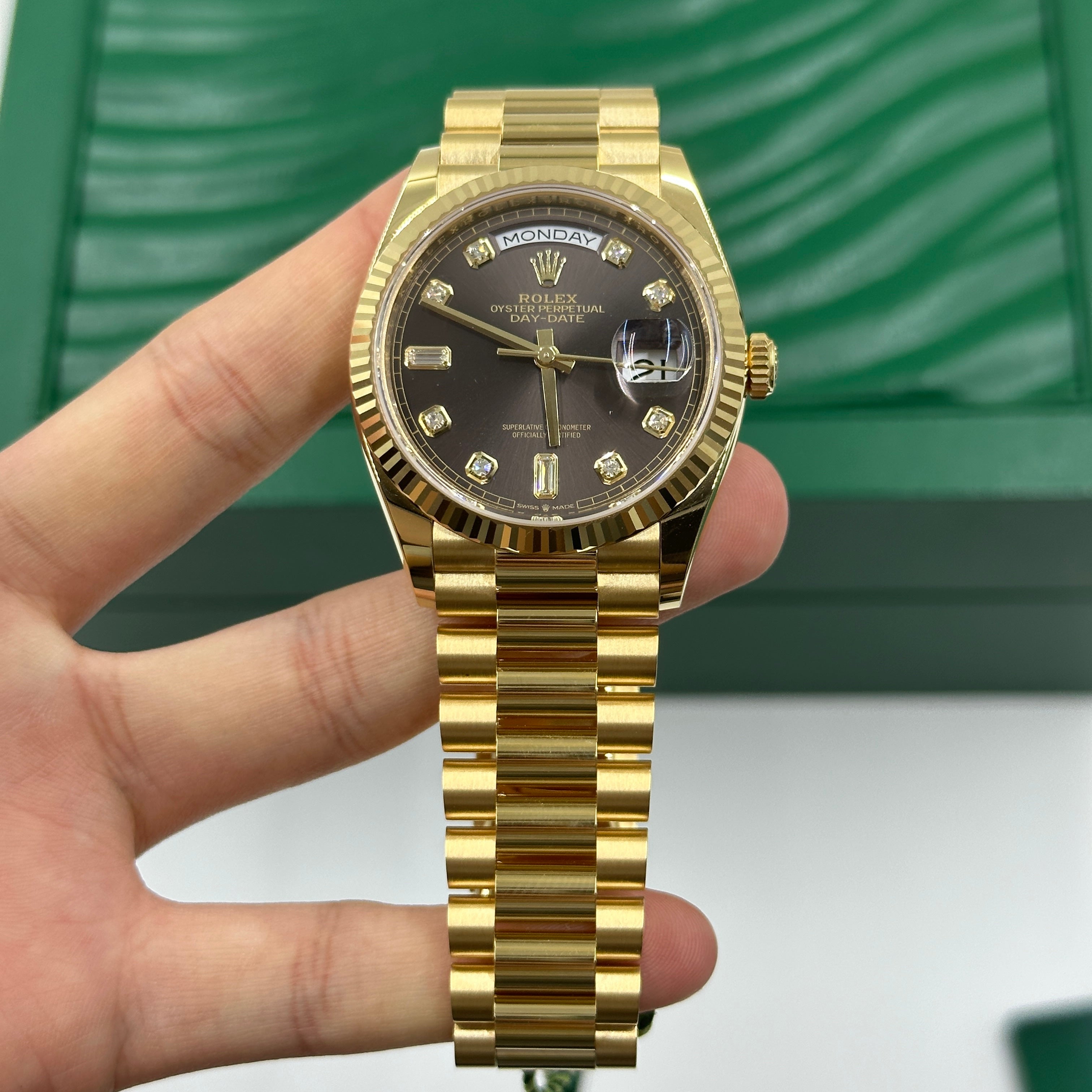 Rolex Day-Date 128238A Grey 2025
