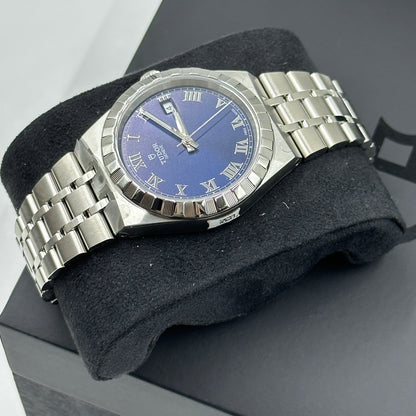 Tudor Royal Blue Roman Steel M28500-0005