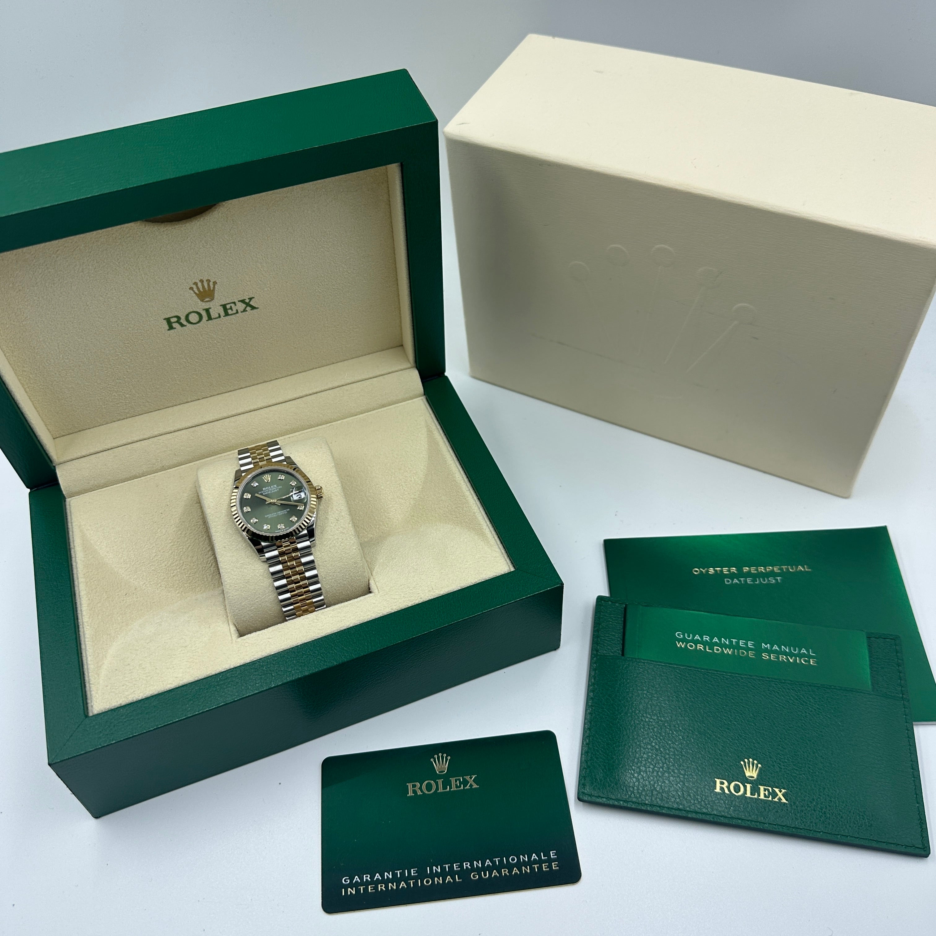 Rolex Datejust 31 278273G Grünes Jubiläum 2024