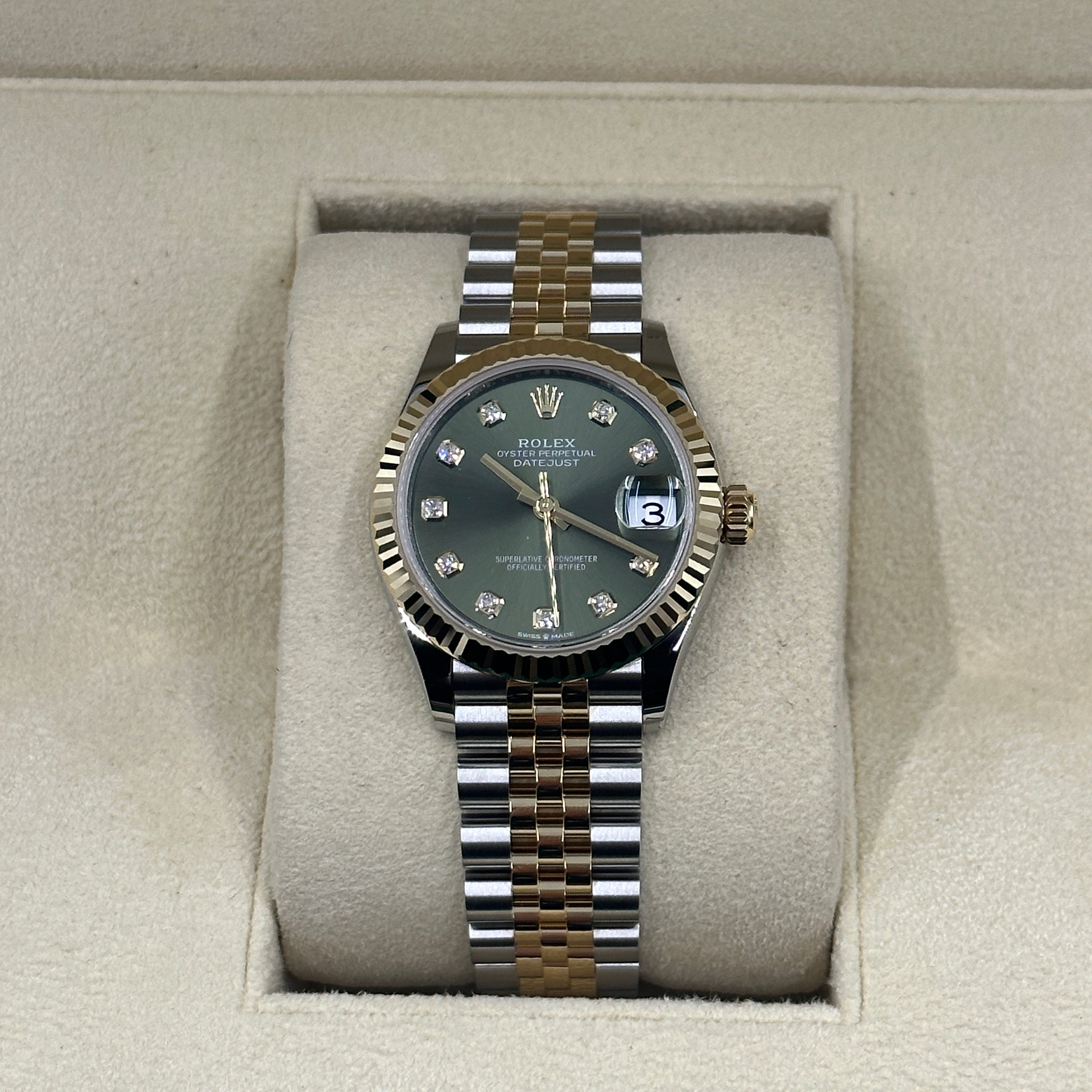 Rolex Datejust 31 278273G Grünes Jubiläum 2024