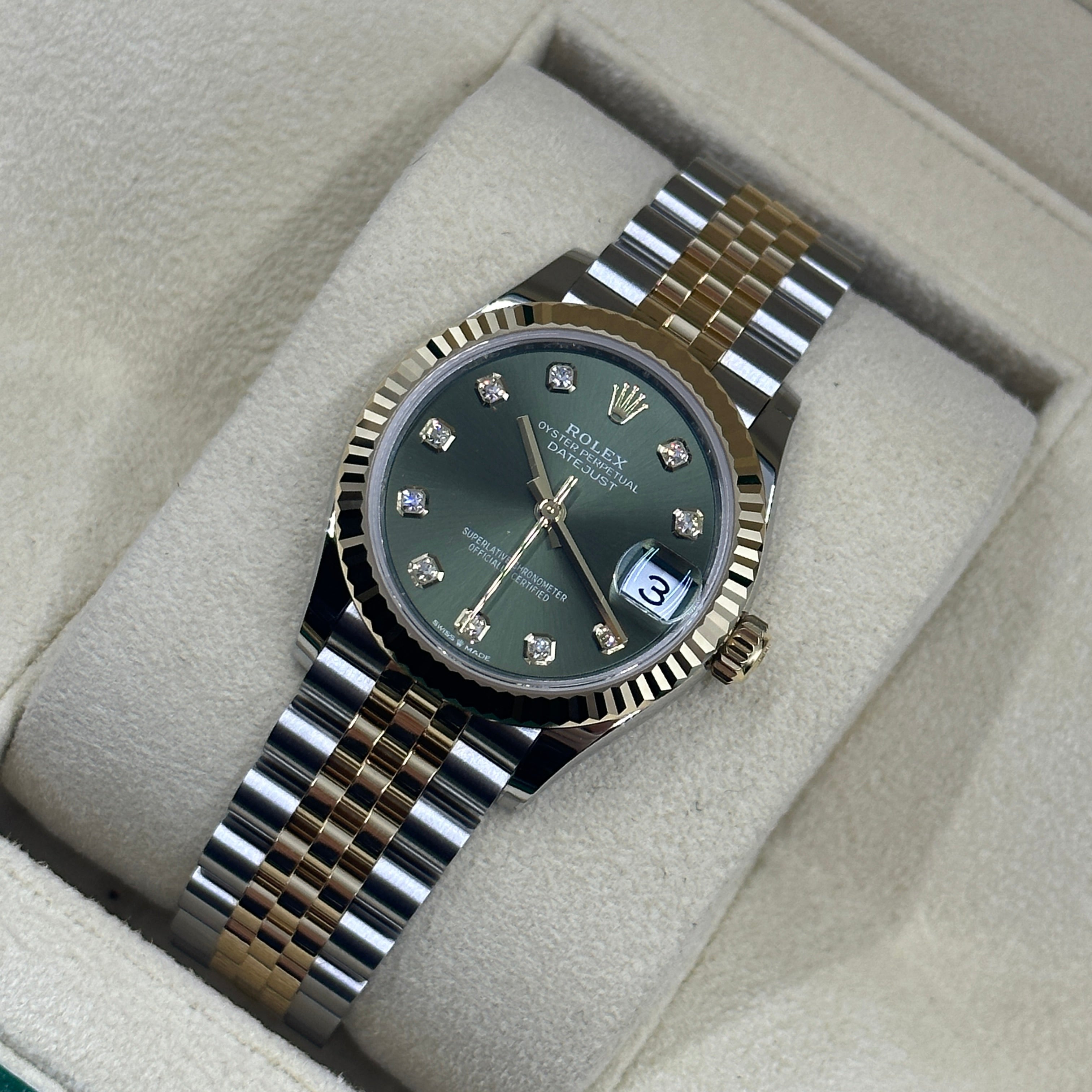 Rolex Datejust 31 278273G Grünes Jubiläum 2024