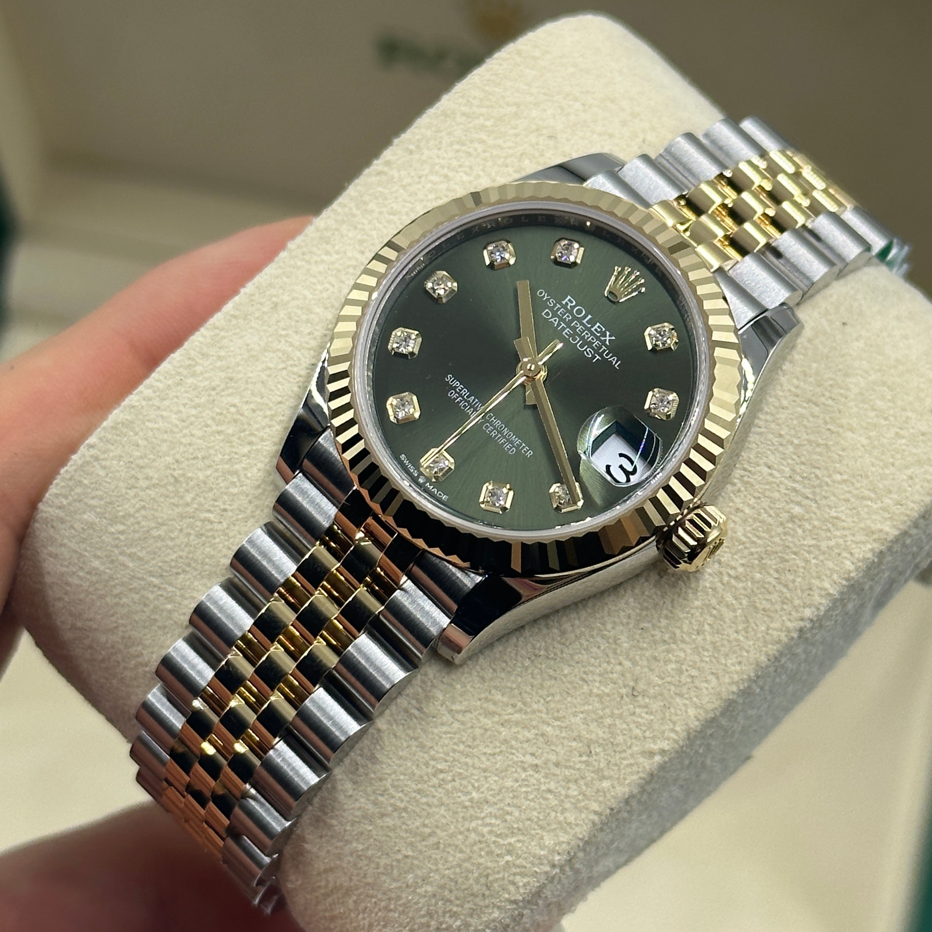 Rolex Datejust 31 278273G Grünes Jubiläum 2024