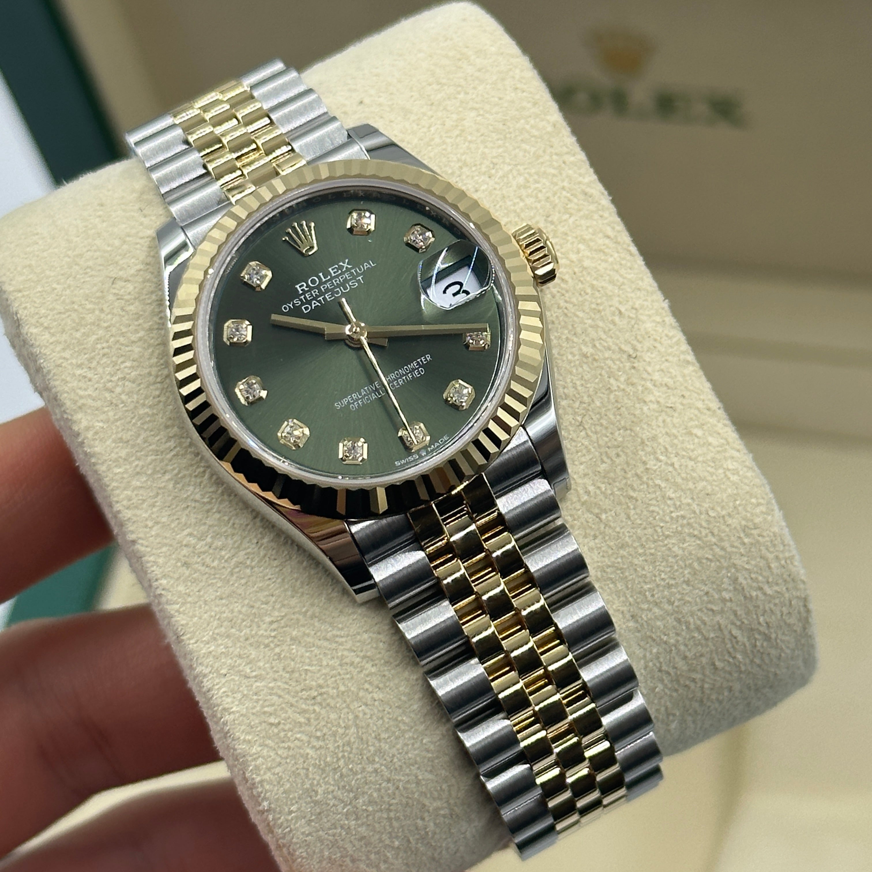 Rolex Datejust 31 278273G Grünes Jubiläum 2024