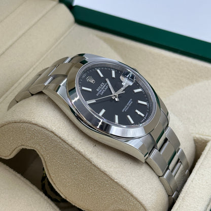 Rolex Datejust 41 126300 Schwarzer Index Oyster 2025