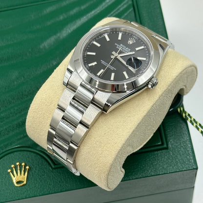 Rolex Datejust 41 126300 Schwarzer Index Oyster 2025