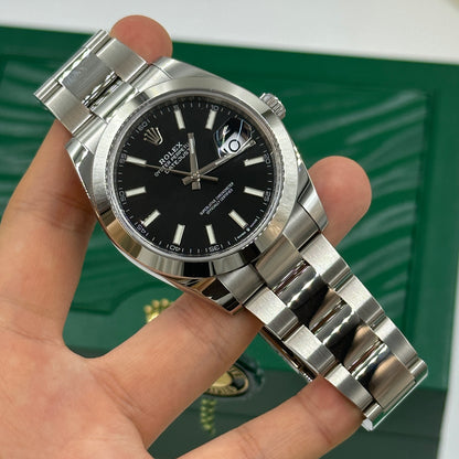 Rolex Datejust 41 126300 Schwarzer Index Oyster 2025