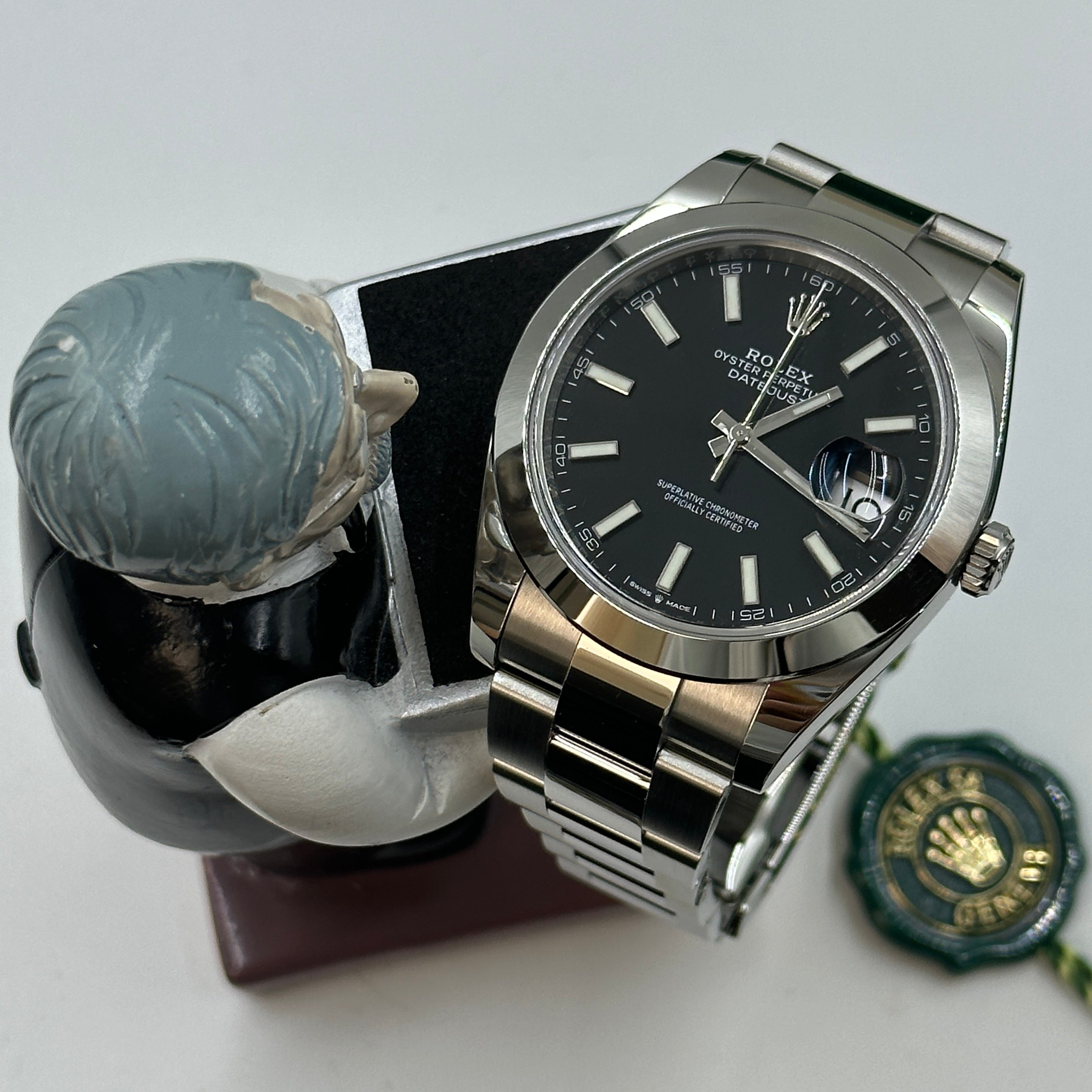 Rolex Datejust 41 126300 Schwarzer Index Oyster 2025