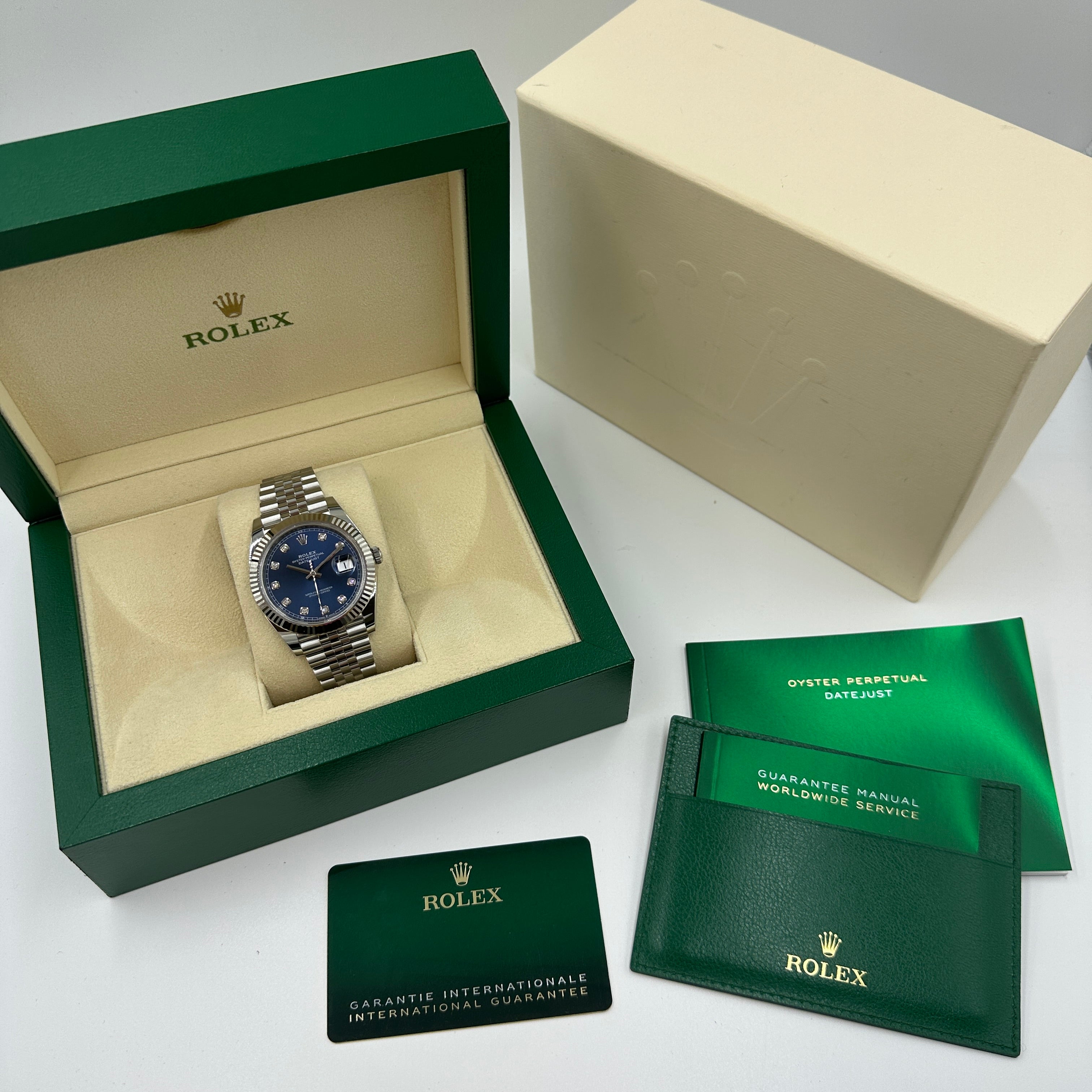 Rolex Datejust 41 126334G Blaues Jubiläum 2024