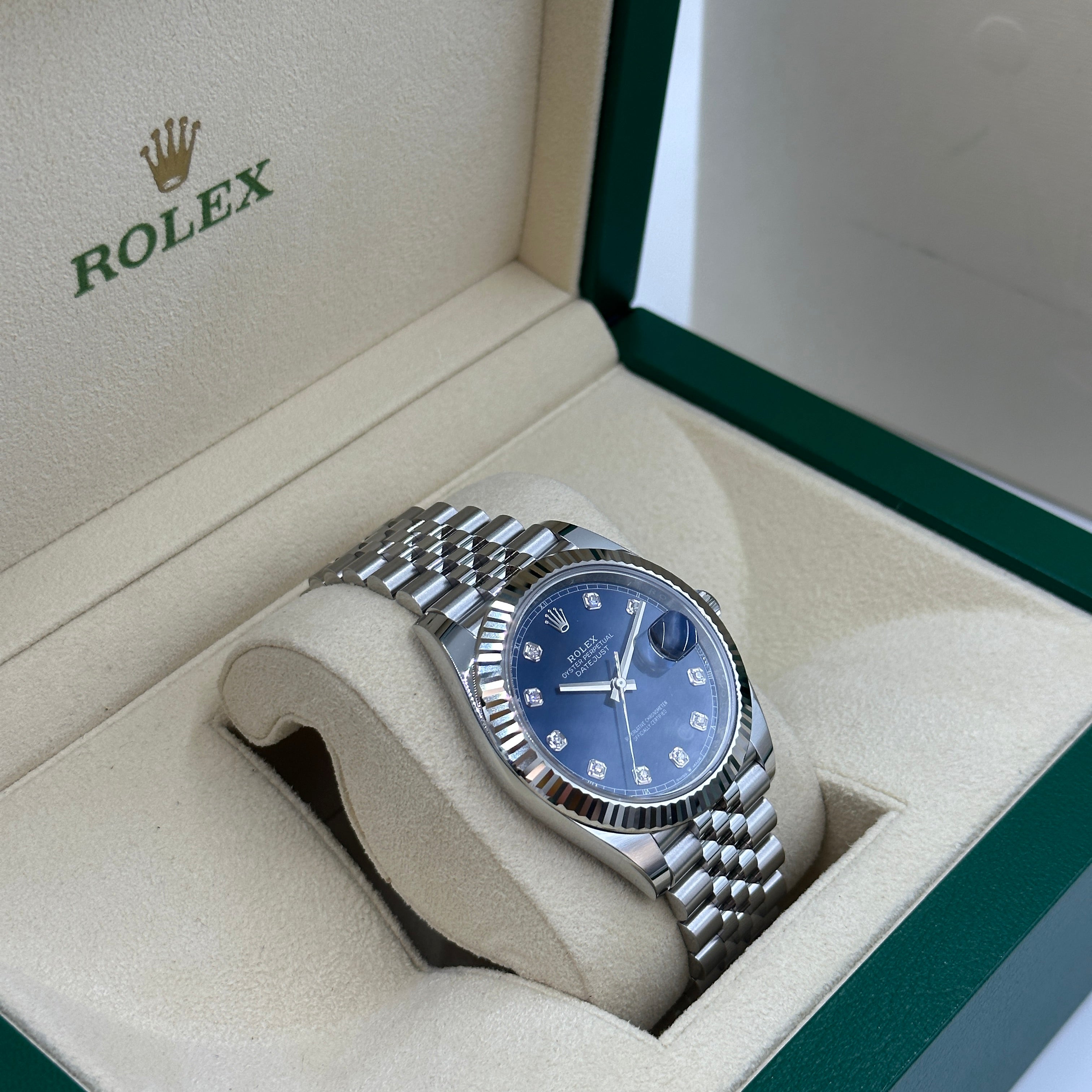 Rolex Datejust 41 126334G Blaues Jubiläum 2024