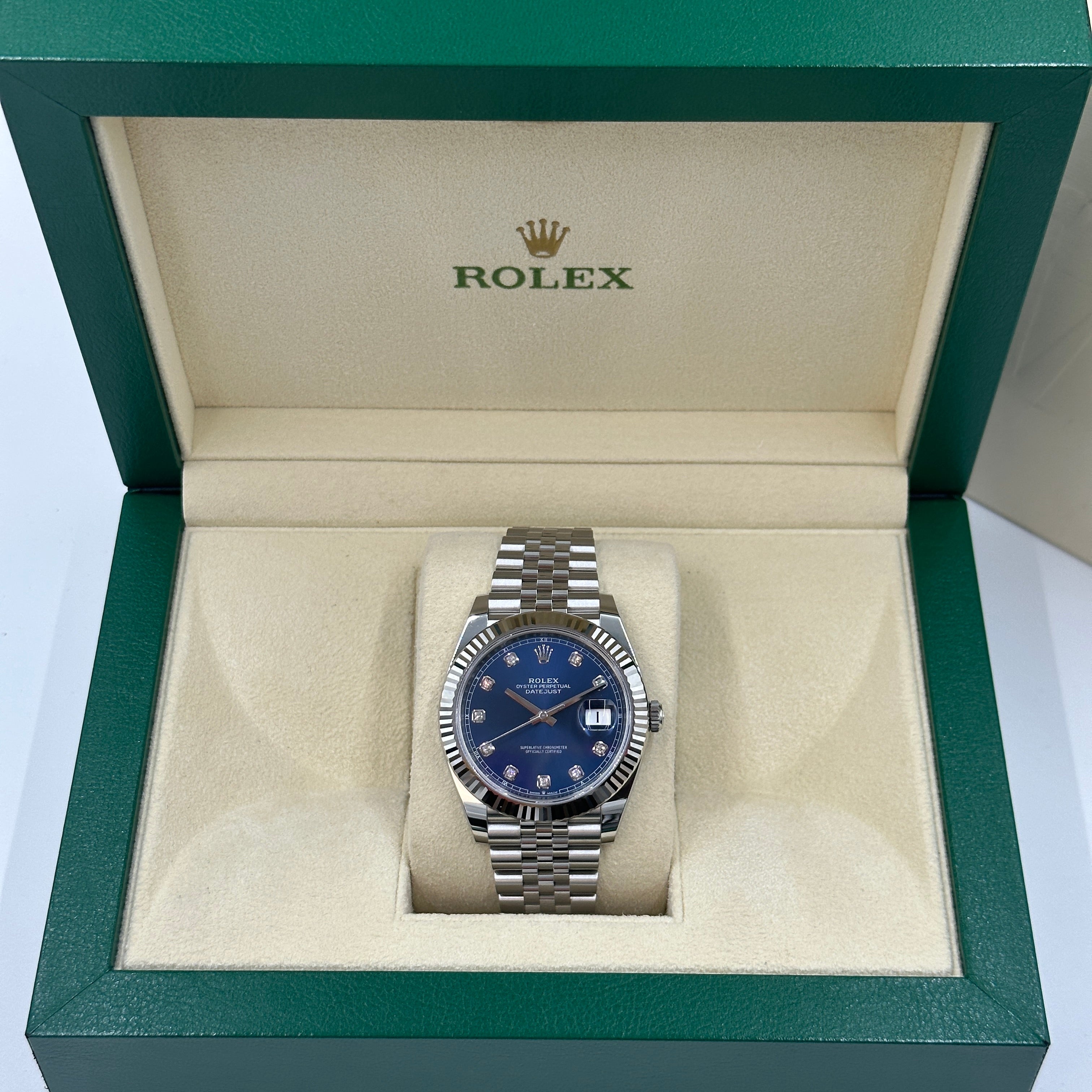 Rolex Datejust 41 126334G Blaues Jubiläum 2024
