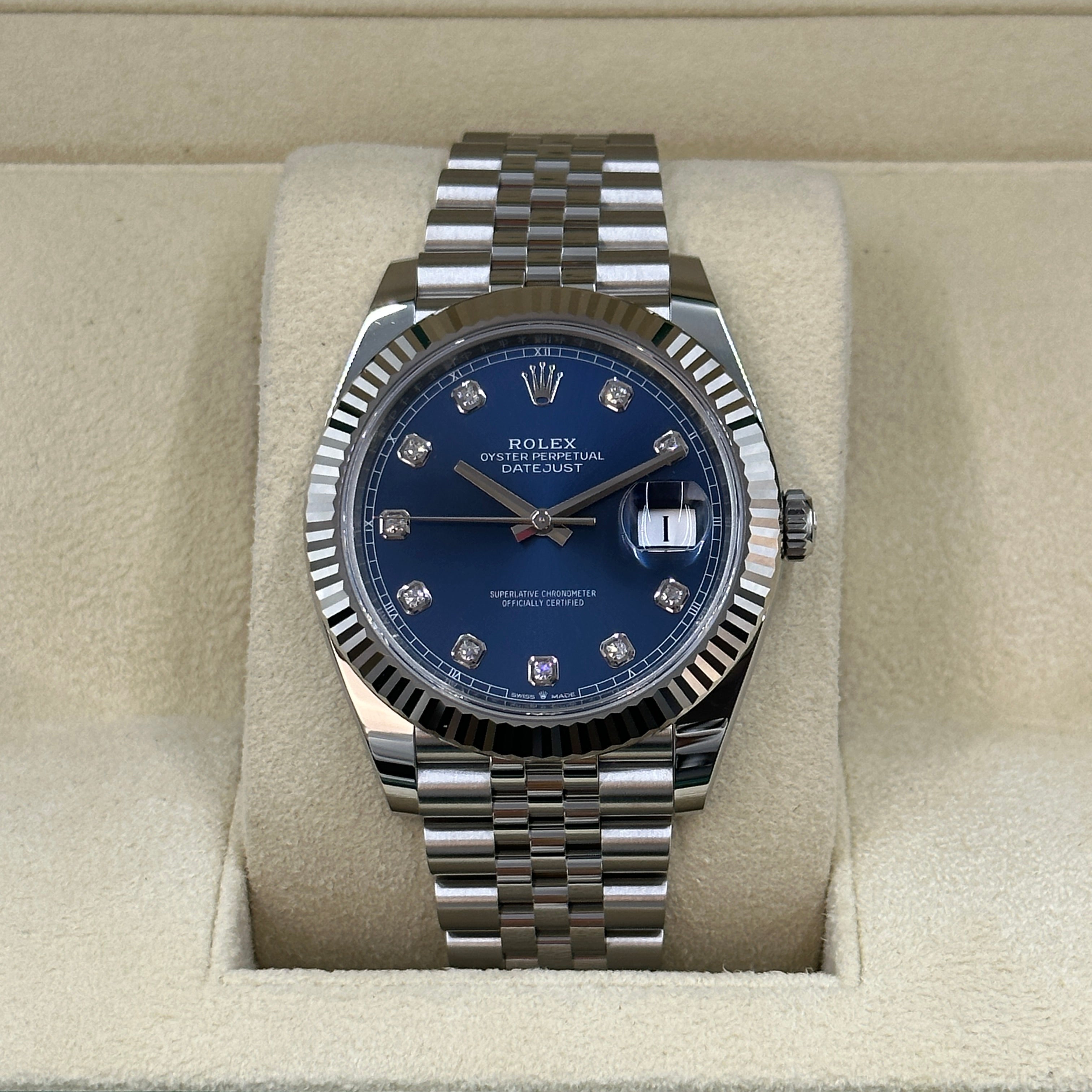 Rolex Datejust 41 126334G Blaues Jubiläum 2024