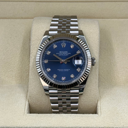 Rolex Datejust 41 126334G Blaues Jubiläum 2024