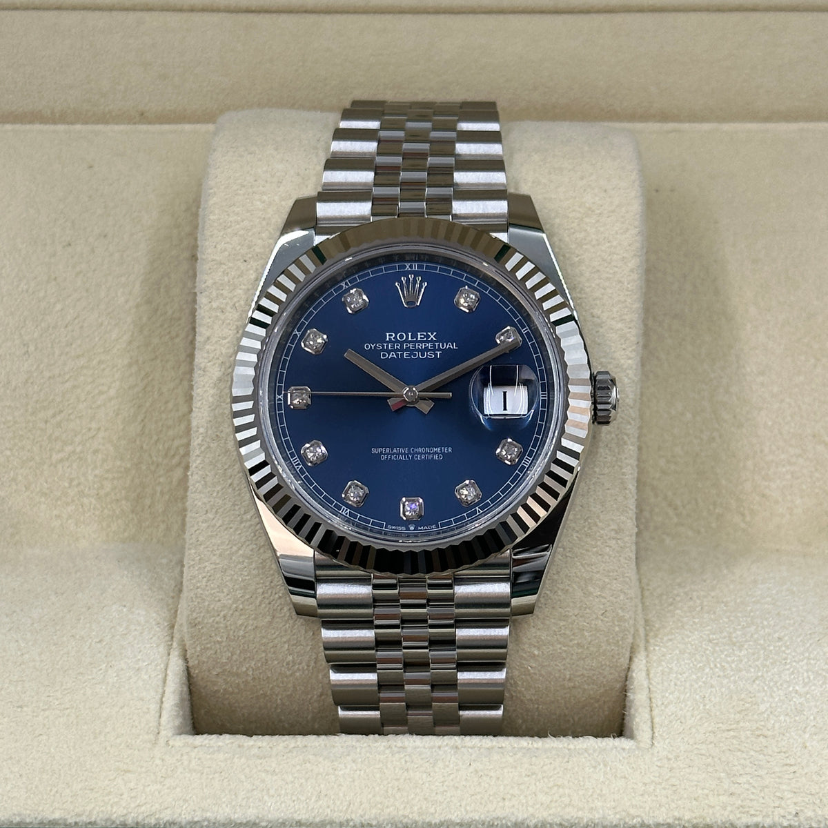 Rolex Datejust 41 126334G Blue Jubilee 2025