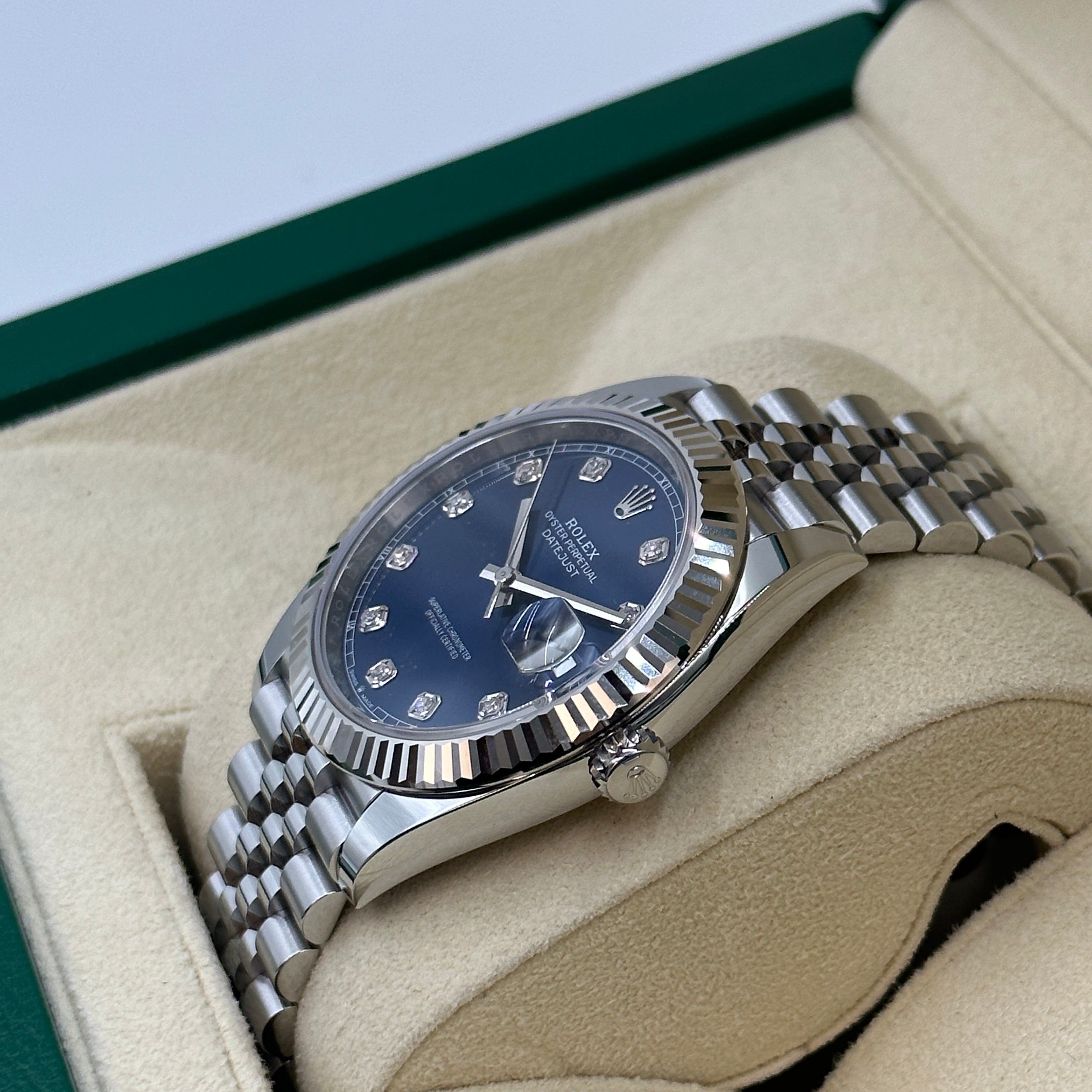 Rolex Datejust 41 126334G Blaues Jubiläum 2024