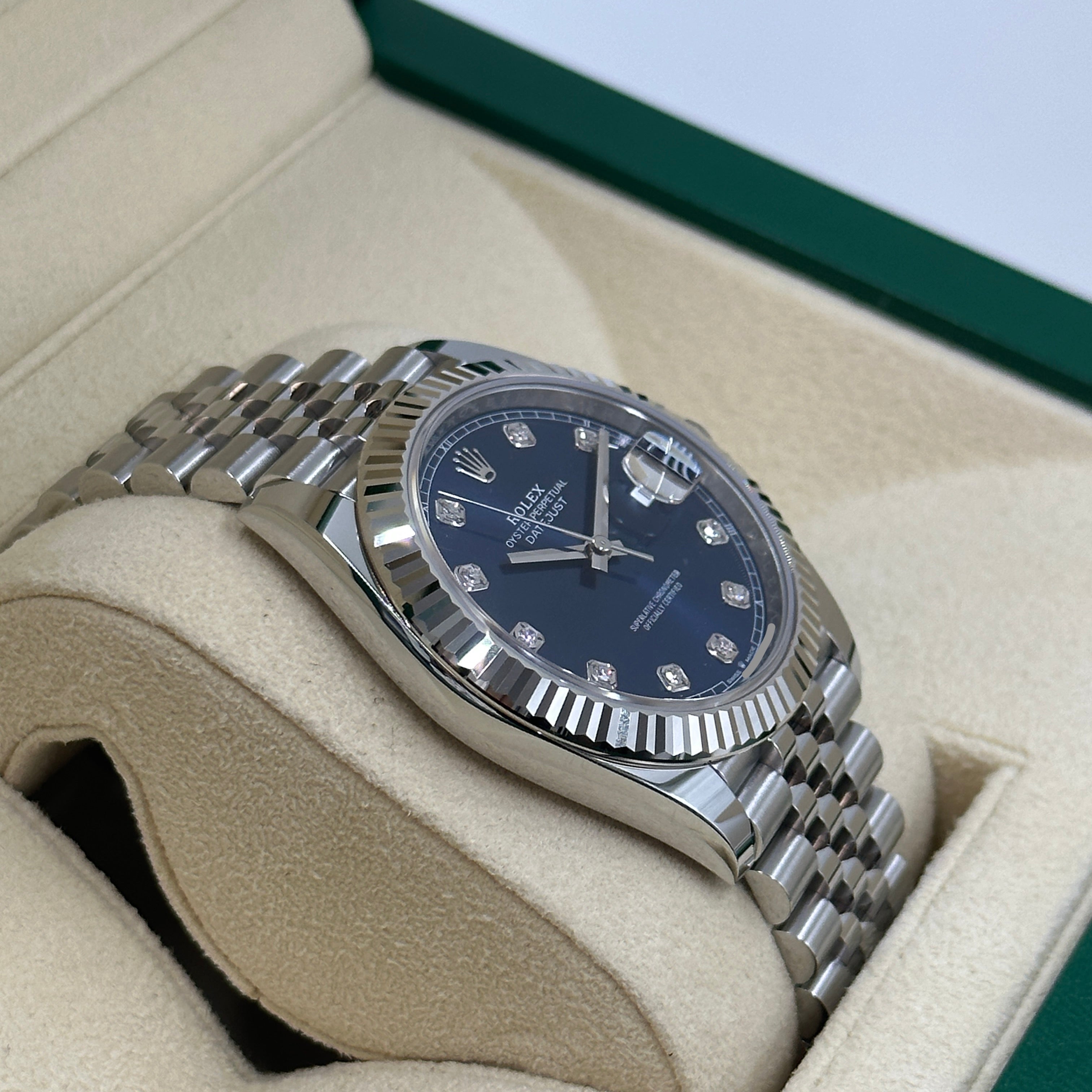 Rolex Datejust 41 126334G Blaues Jubiläum 2024