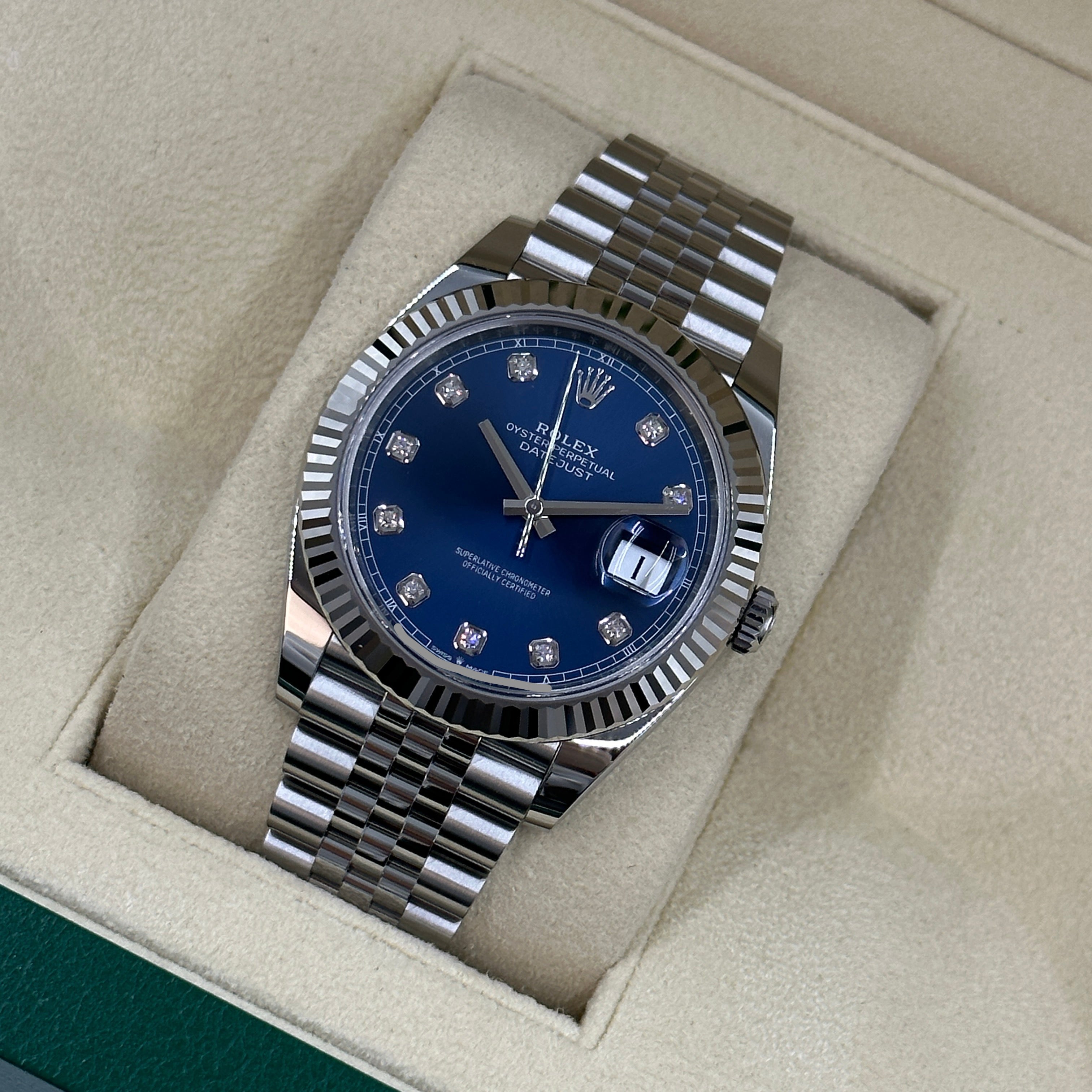 Rolex Datejust 41 126334G Blaues Jubiläum 2024
