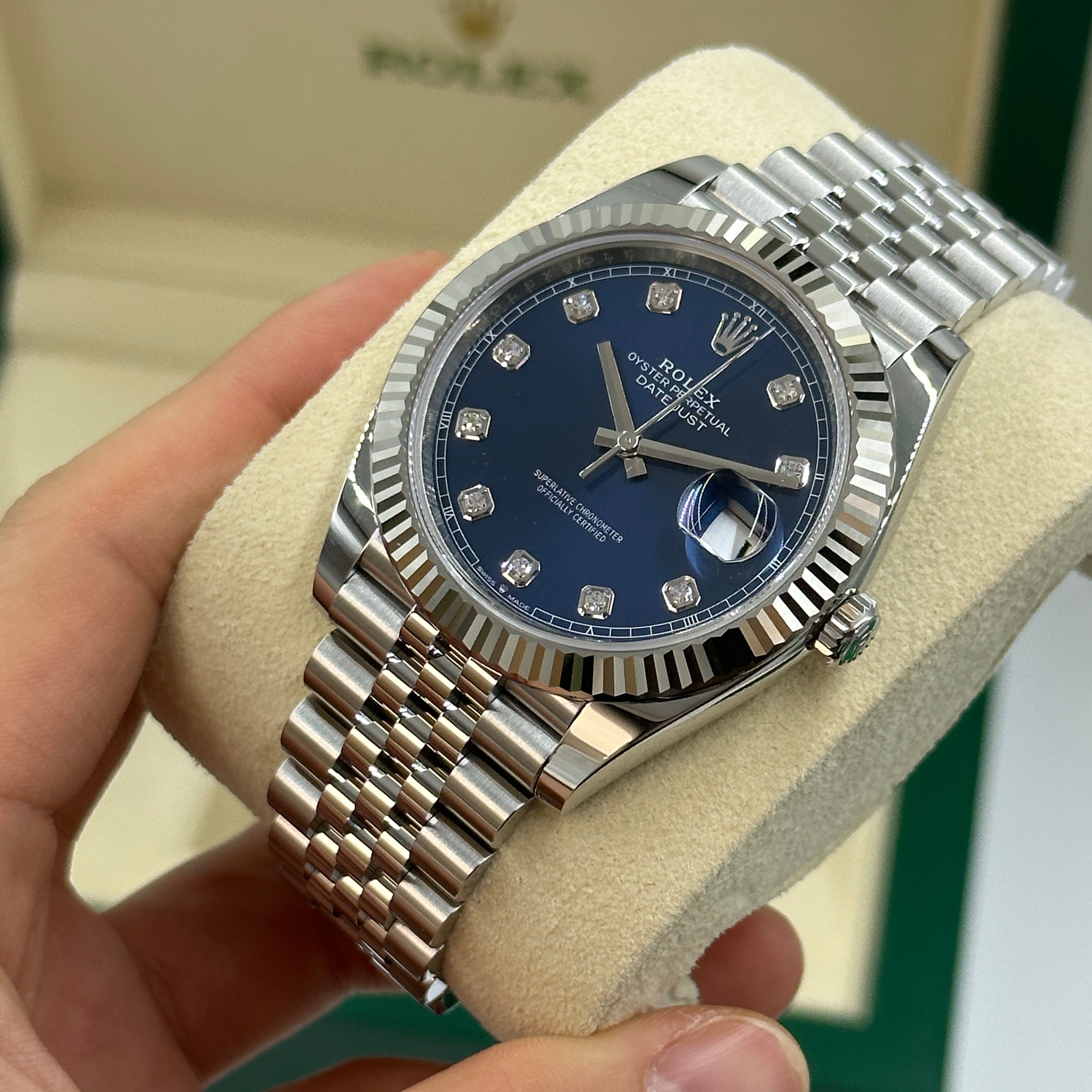 Rolex Datejust 41 126334G Blaues Jubiläum 2024