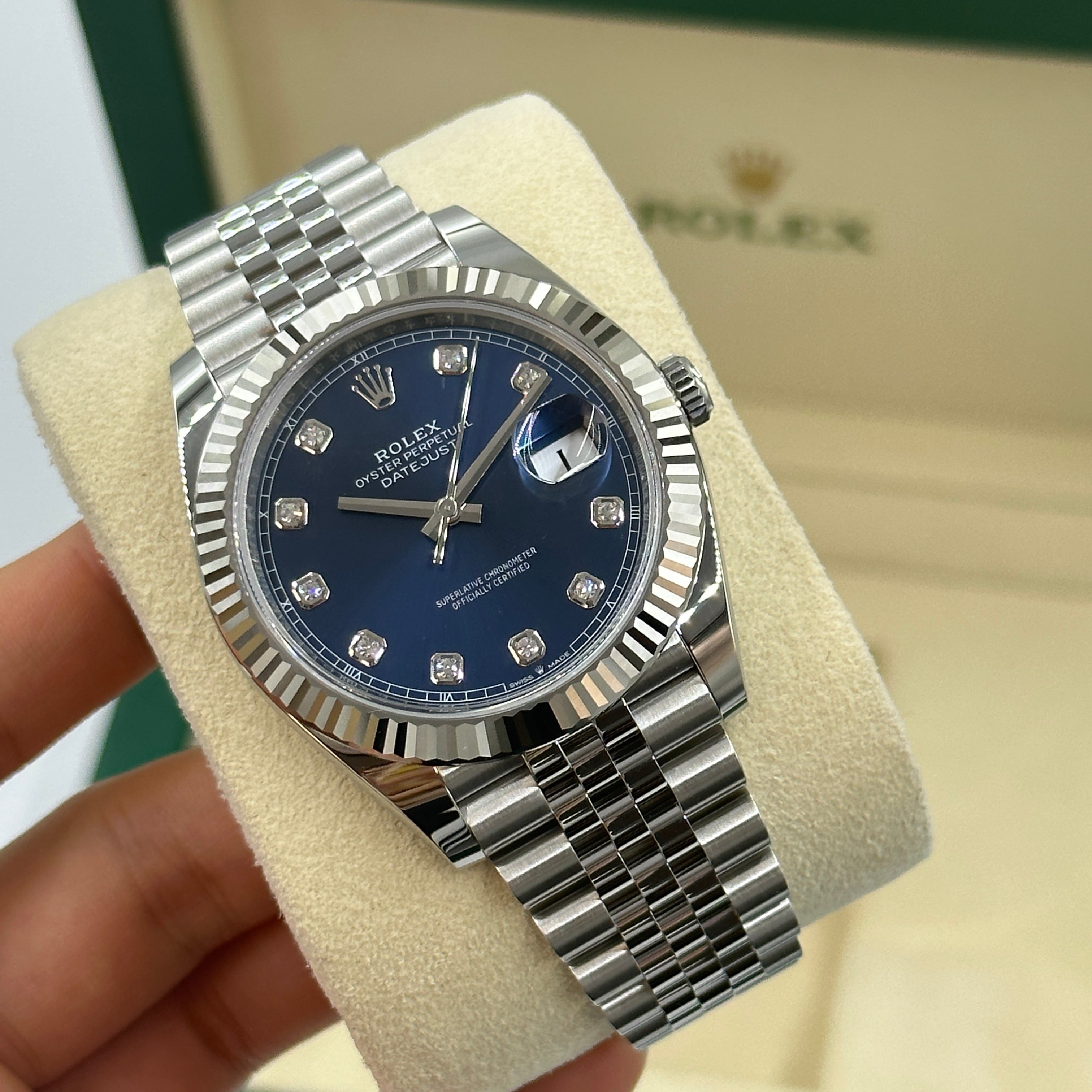 Rolex Datejust 41 126334G Blaues Jubiläum 2024