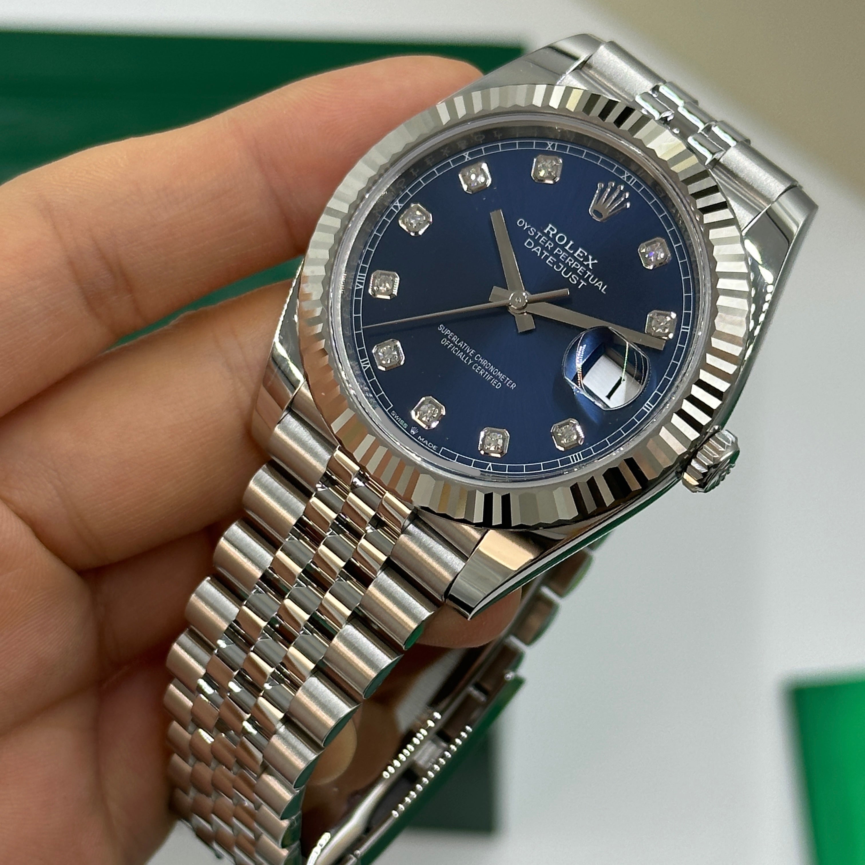 Rolex Datejust 41 126334G Blaues Jubiläum 2024