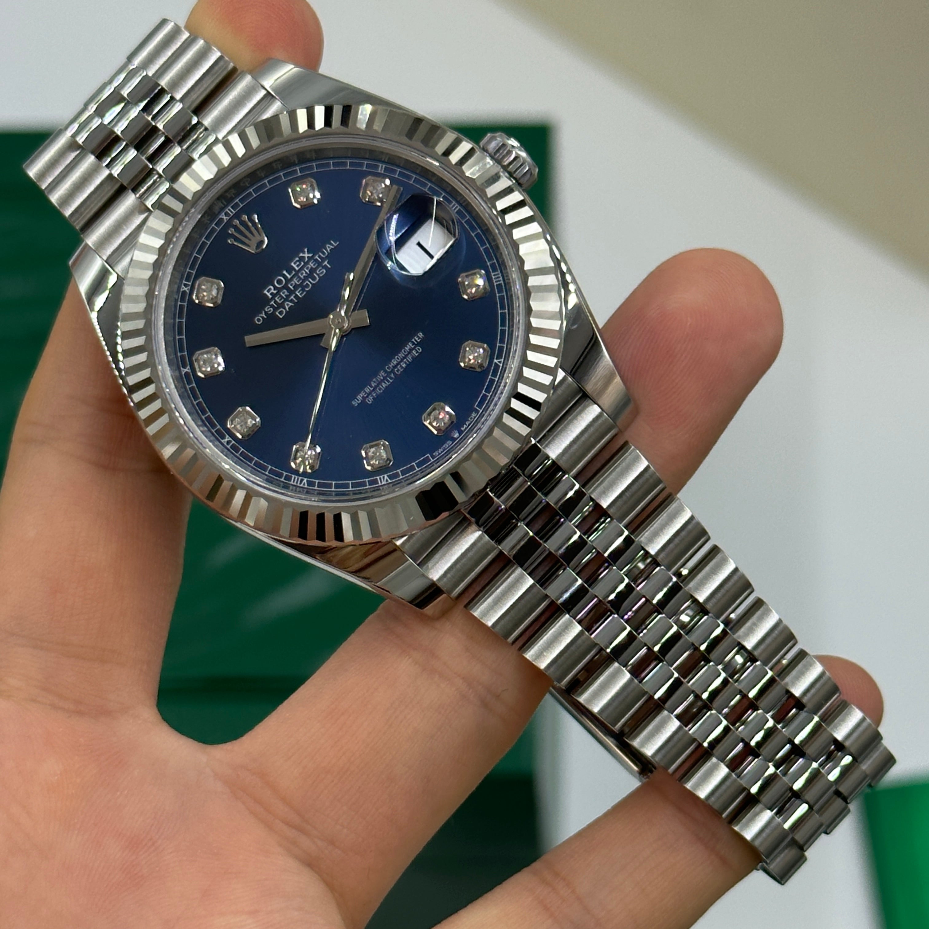 Rolex Datejust 41 126334G Blaues Jubiläum 2024