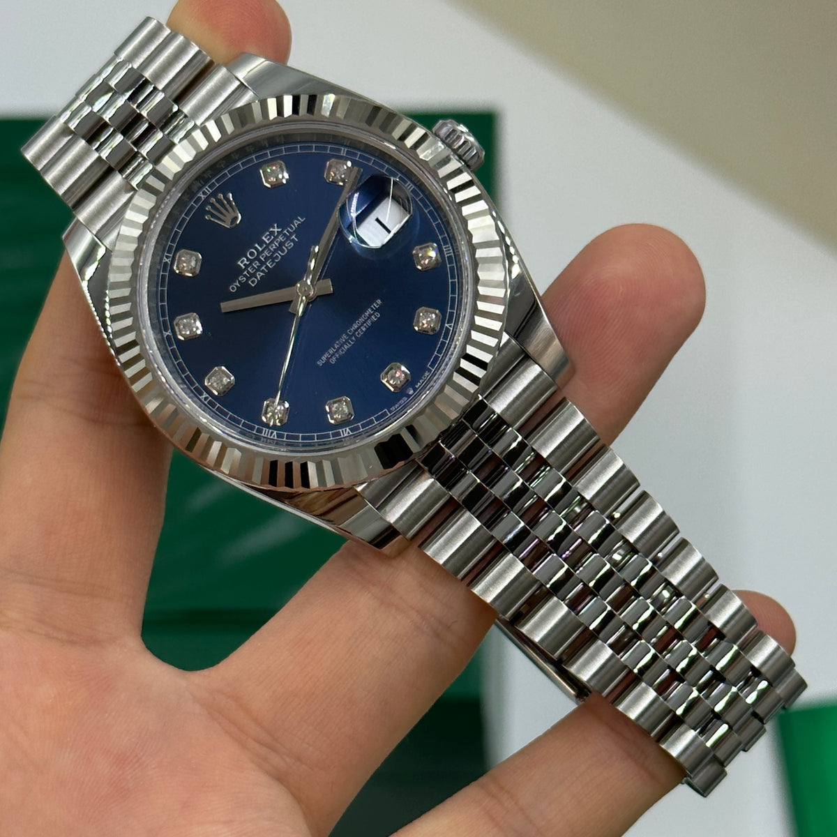 Rolex Datejust 41 126334G Blue Jubilee 2025