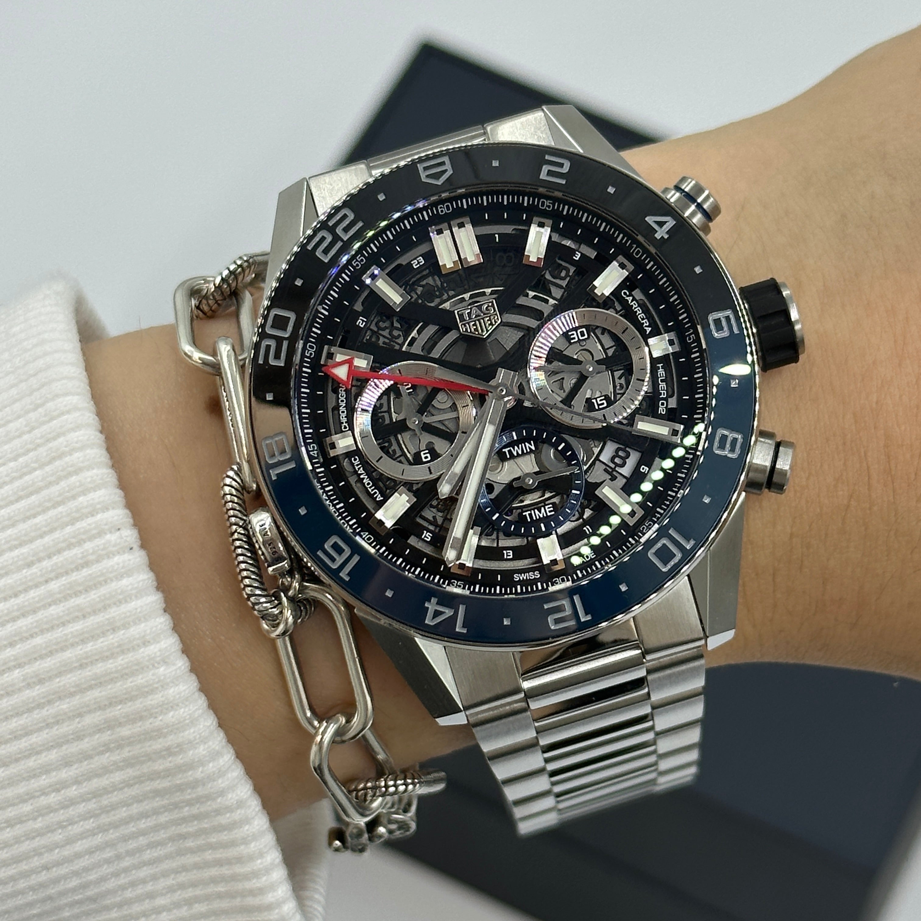 Tag Heuer Carrera Chronograph Twin-Time 45mm CBG2A1Z.BA0658 2024