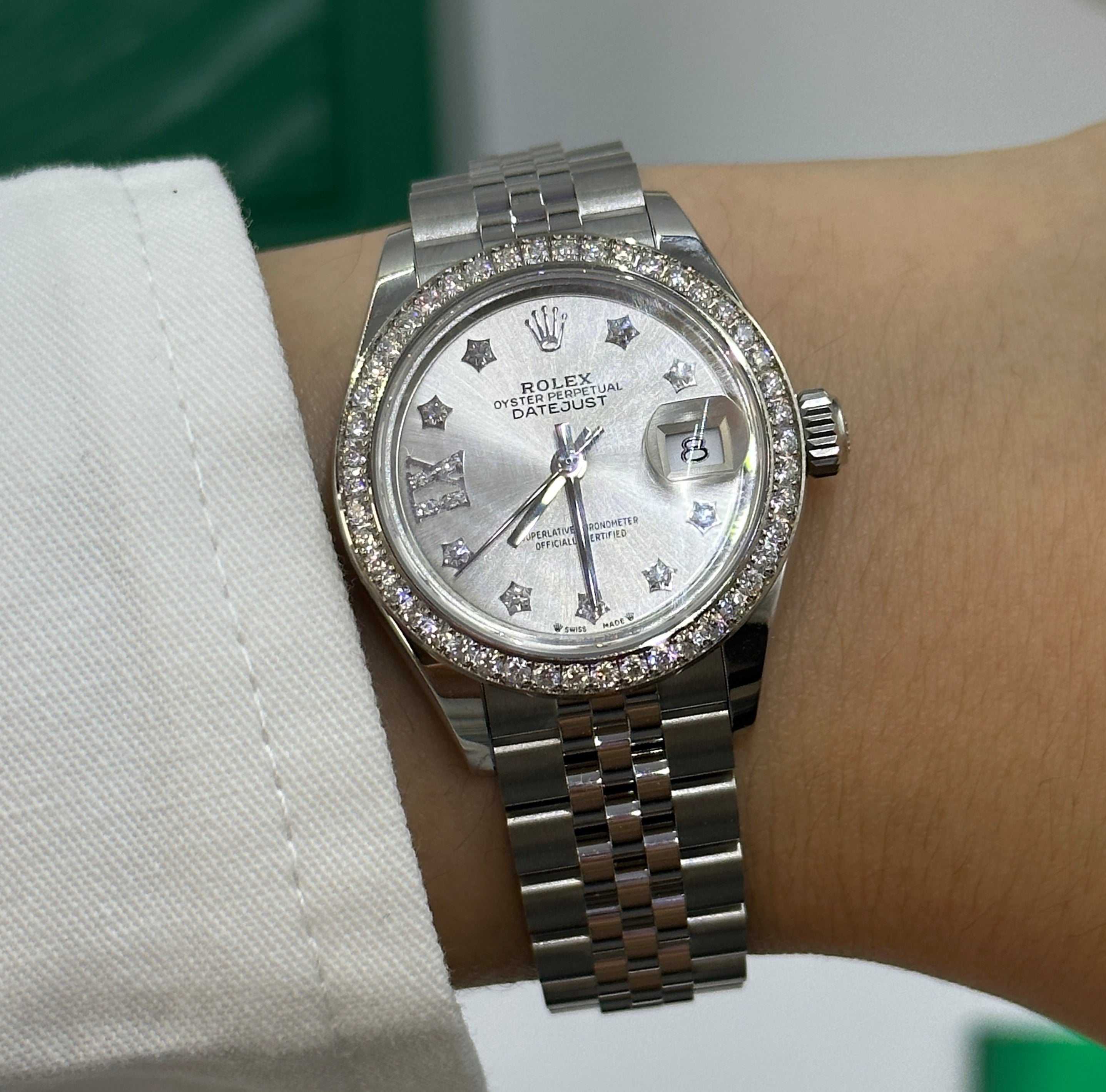 Rolex Lady-Datejust m279384RBR-0021 silver star diamons jub 2026