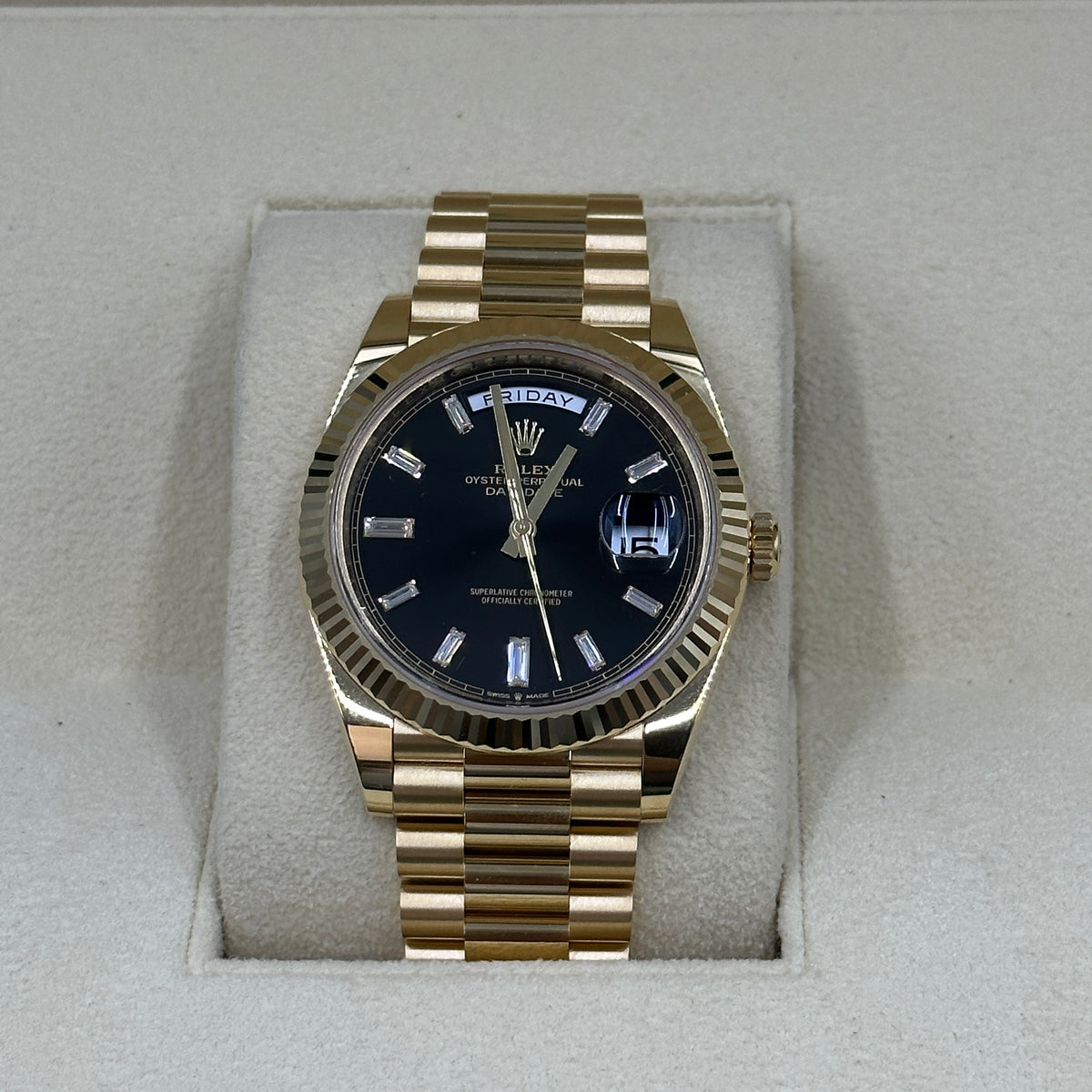 Rolex Day-Date 40MM 228238A Black 2025