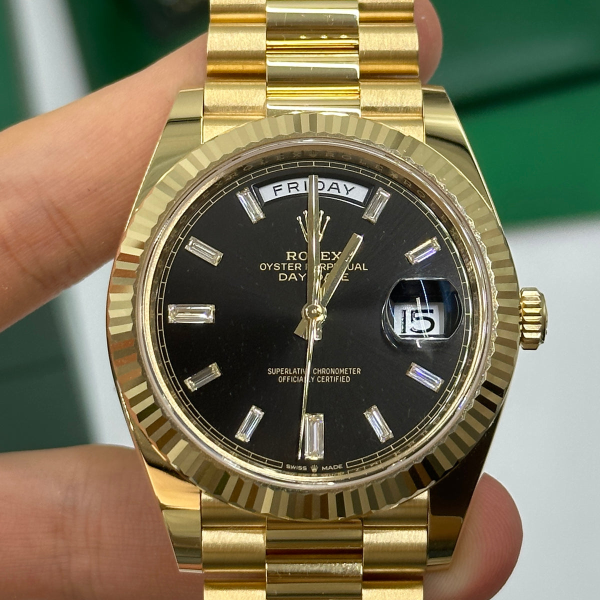 Rolex Day-Date 40MM 228238A Black 2025