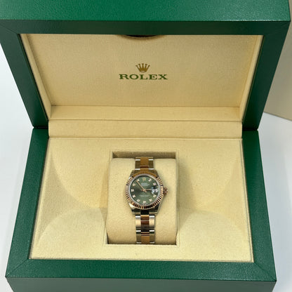 Rolex Lady-Datejust 28 279171G Green Oyster 2026