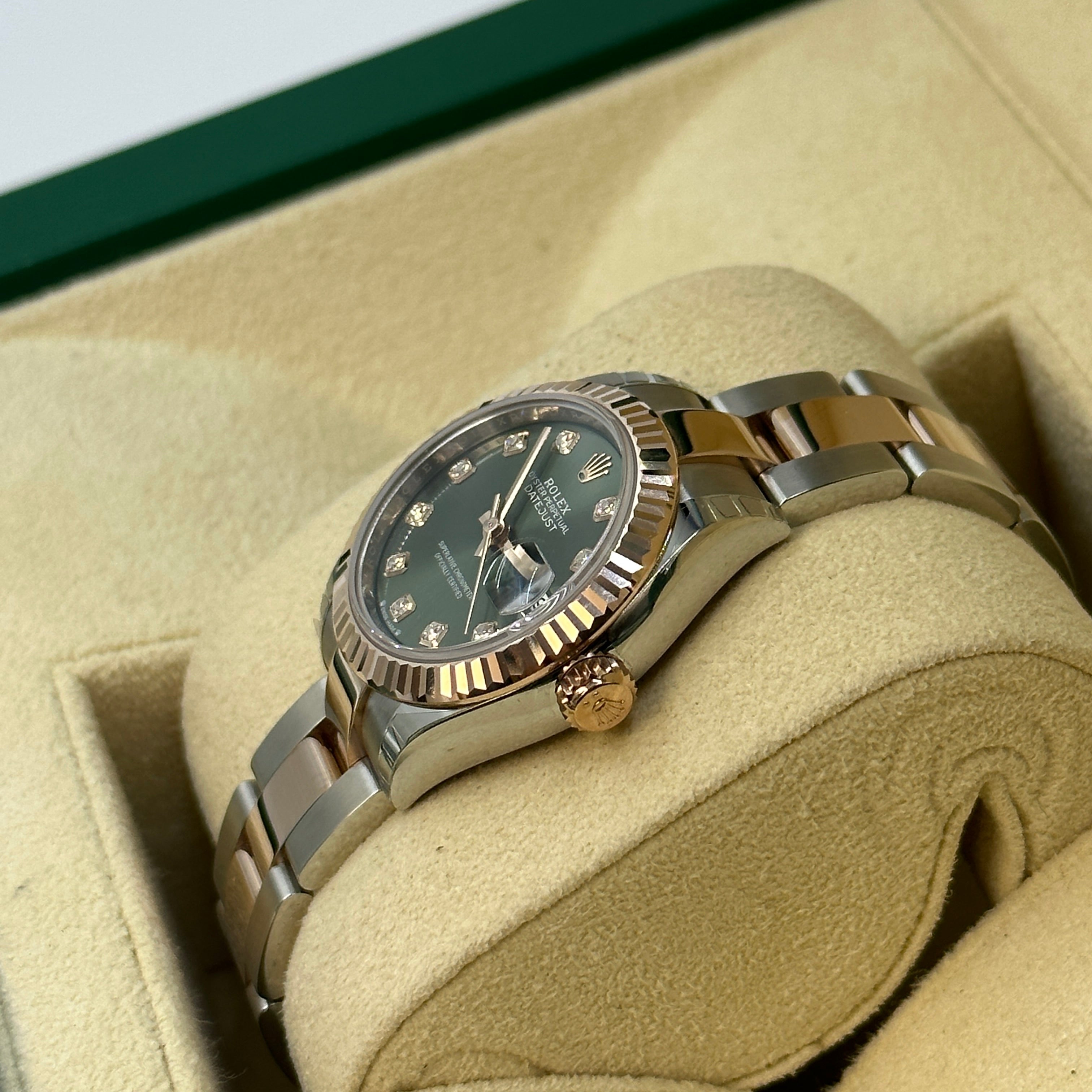 Rolex Lady-Datejust 28 279171G Green Oyster 2026