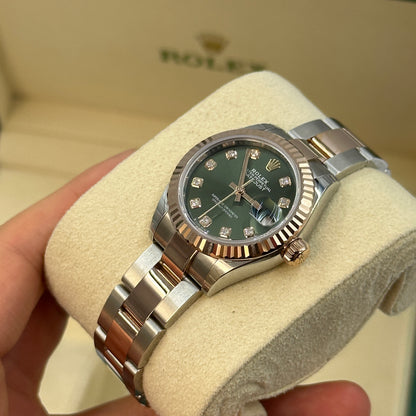 Rolex Lady-Datejust 28 279171G Green Oyster 2026