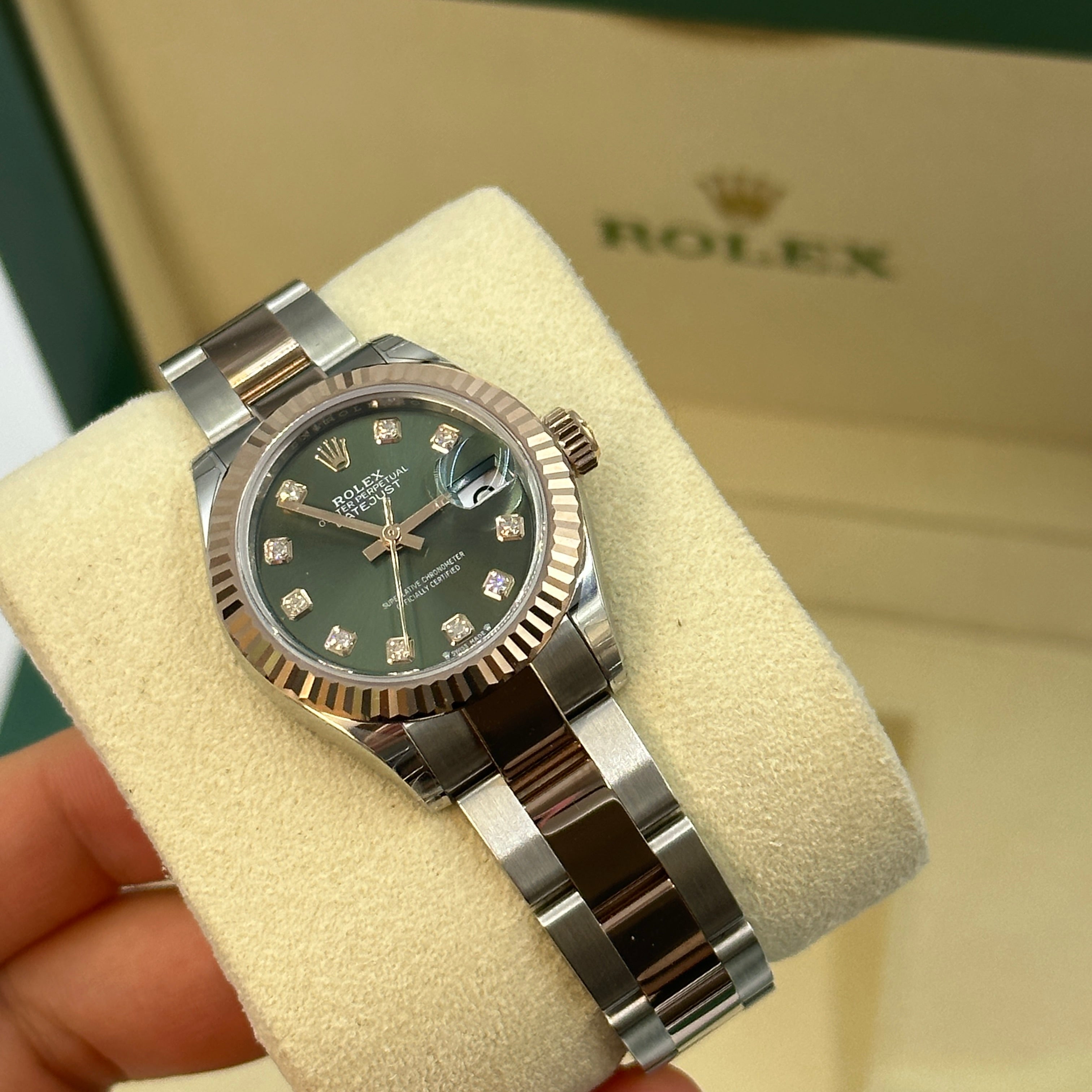 Rolex Lady-Datejust 28 279171G Green Oyster 2026