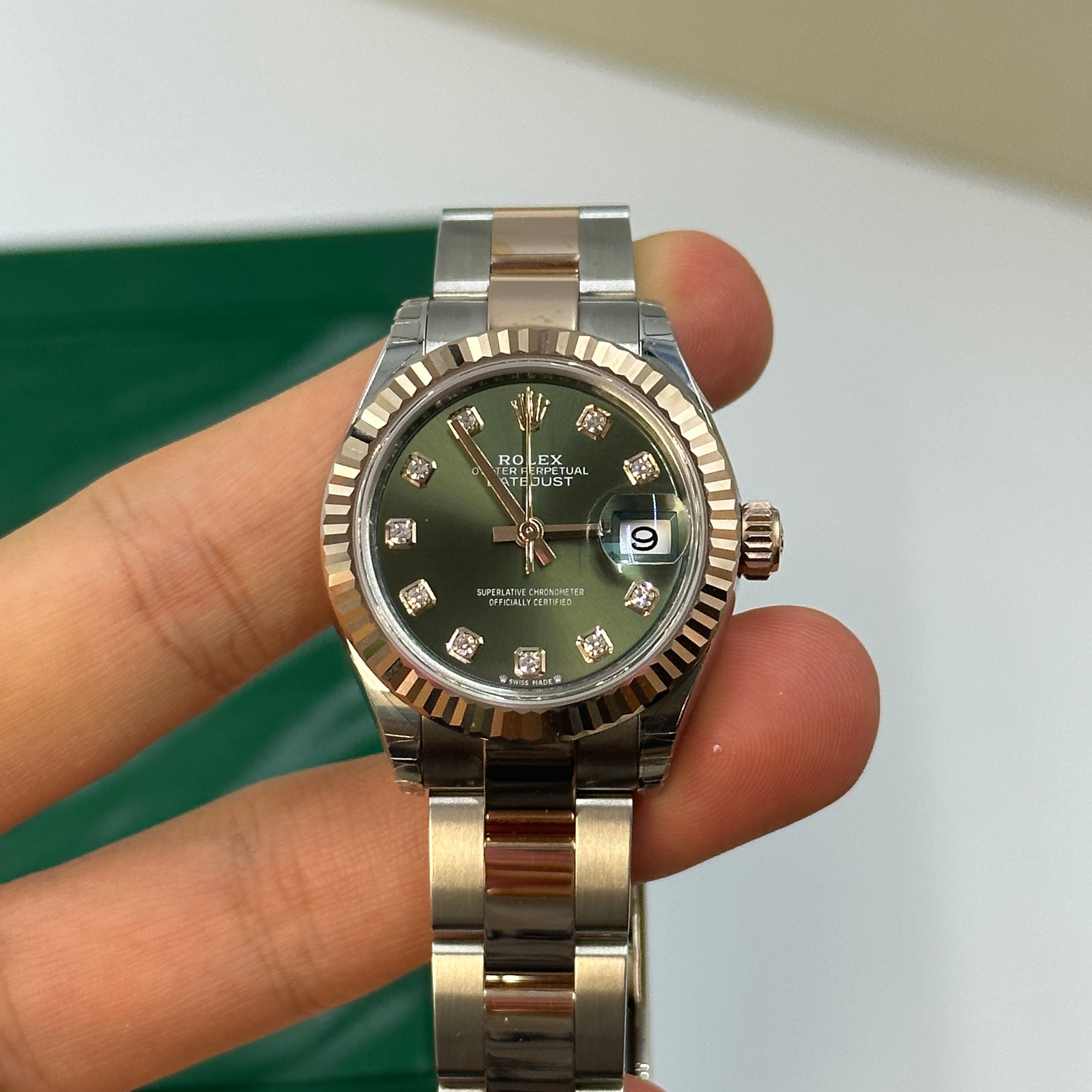 Rolex Lady-Datejust 28 279171G Green Oyster 2026
