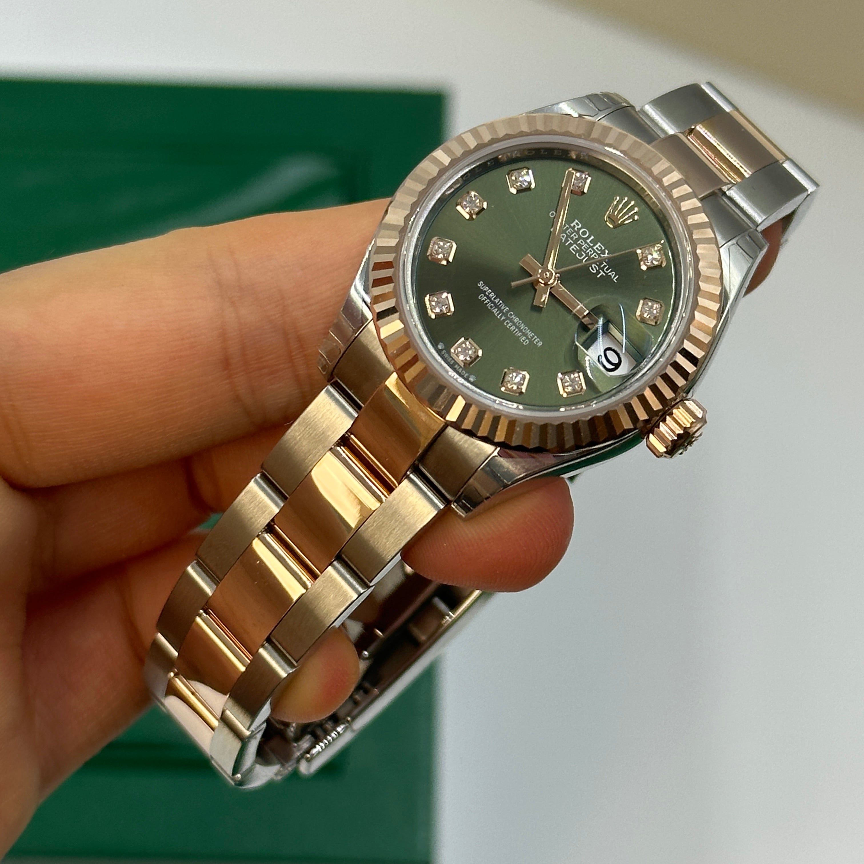 Rolex Lady-Datejust 28 279171G Green Oyster 2026
