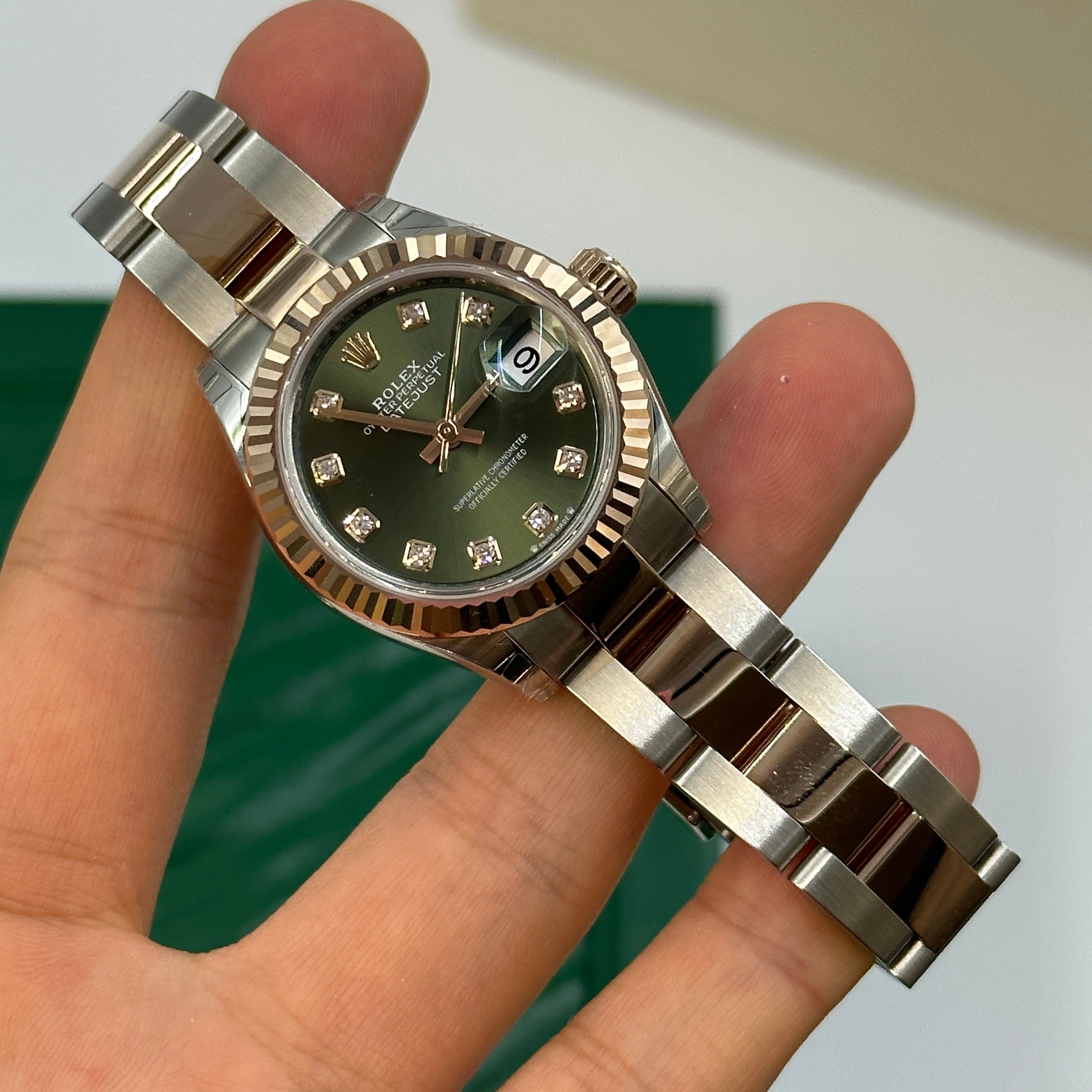 Rolex Lady-Datejust 28 279171G Green Oyster 2026
