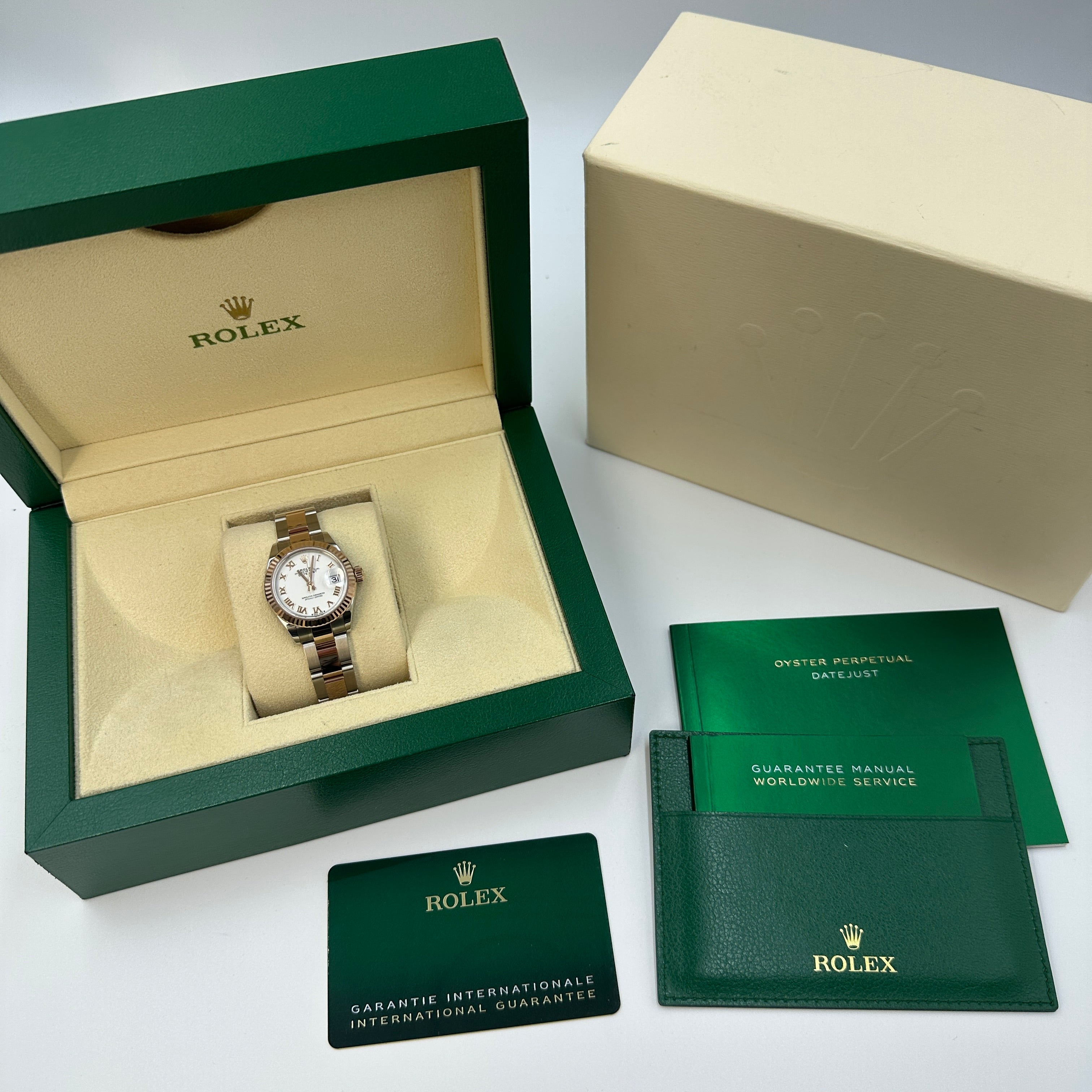 Rolex Lady-Datejust 279171 Weiße römische Auster 2025