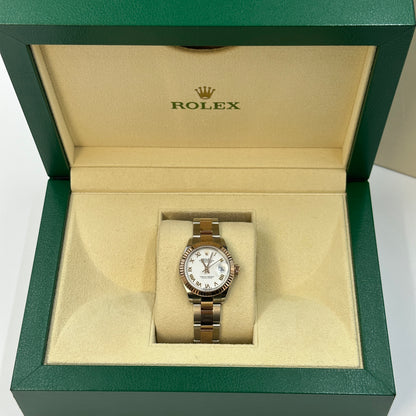Rolex Lady-Datejust 279171 Weiße römische Auster 2025