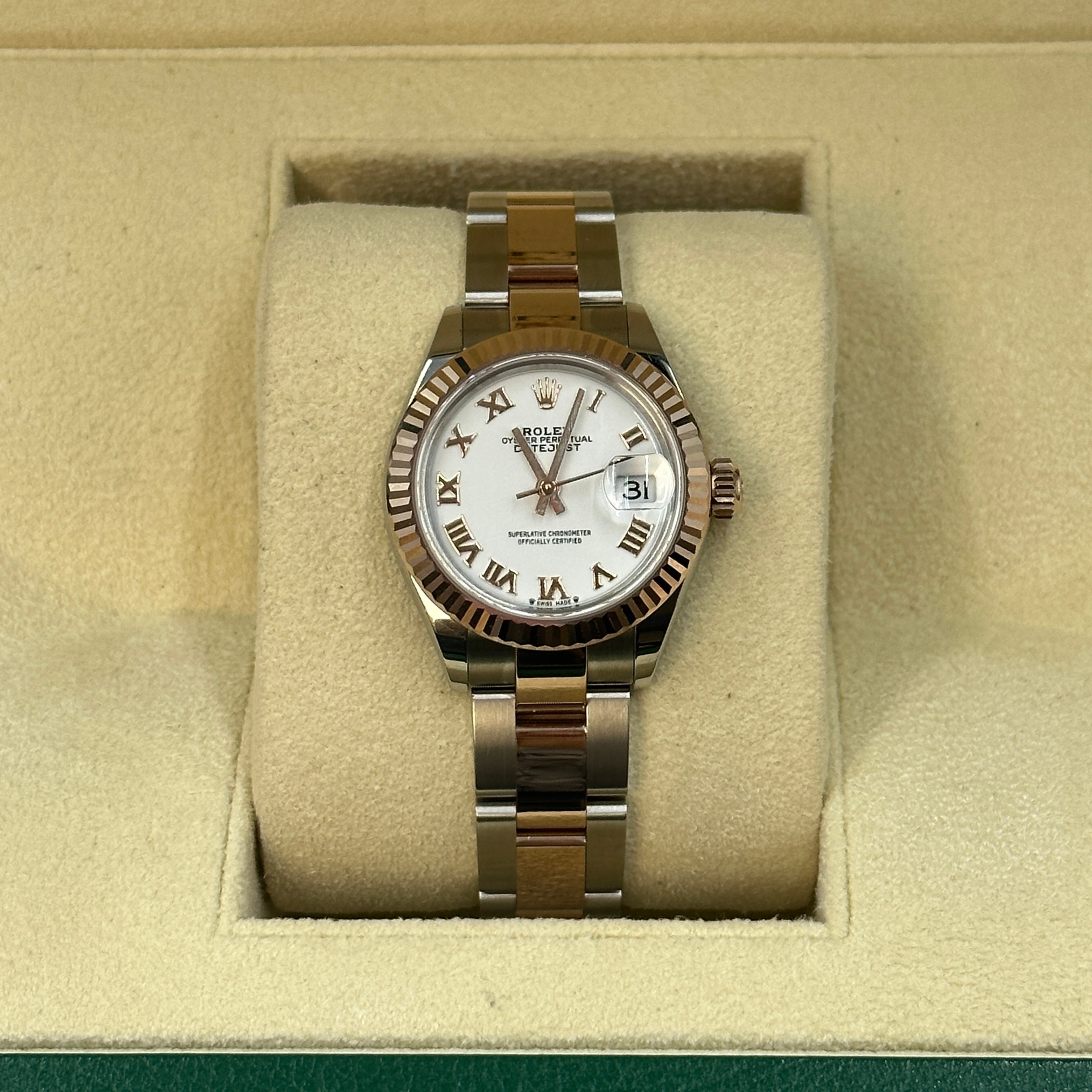 Rolex Lady-Datejust 279171 Weiße römische Auster 2025
