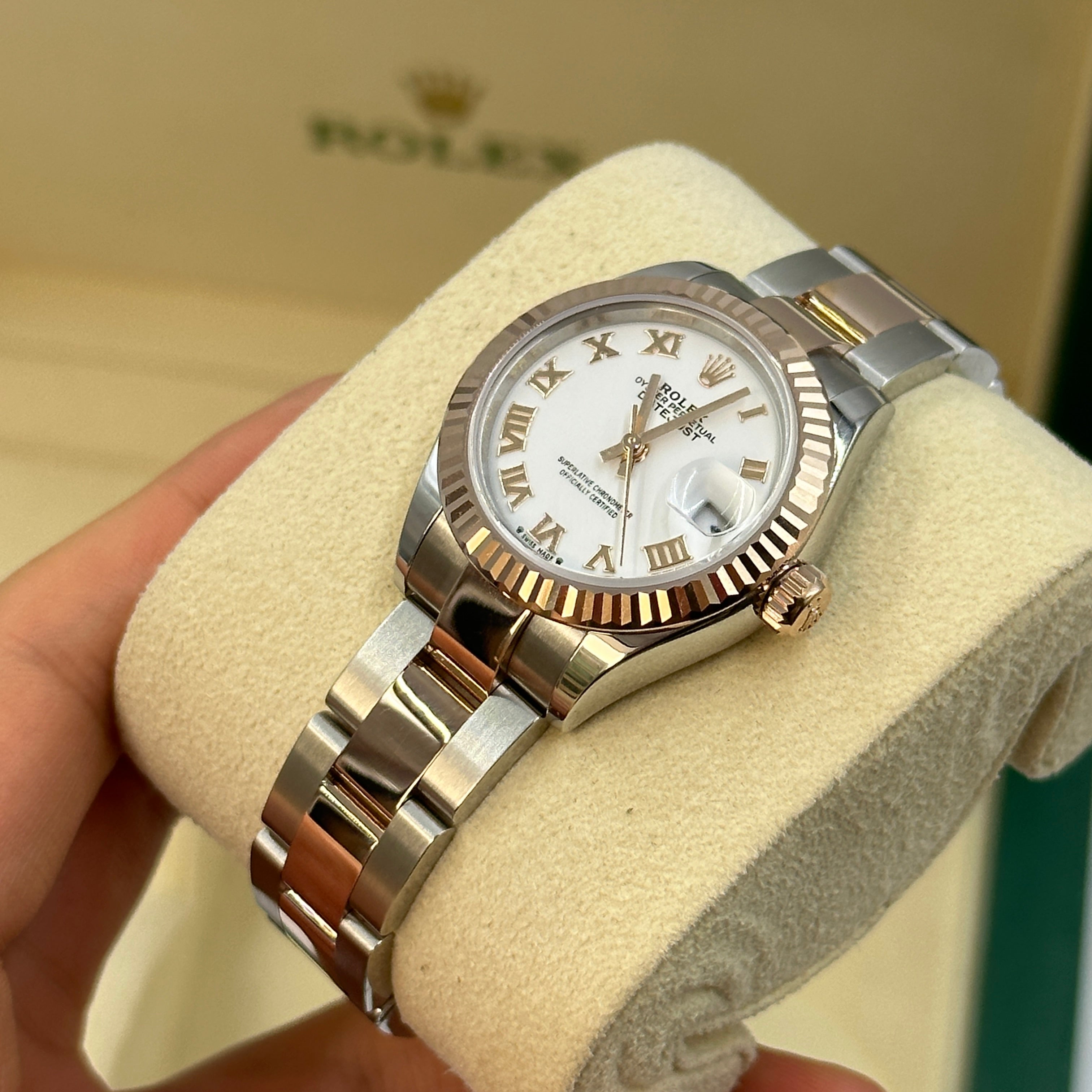Rolex Lady-Datejust 279171 Weiße römische Auster 2025