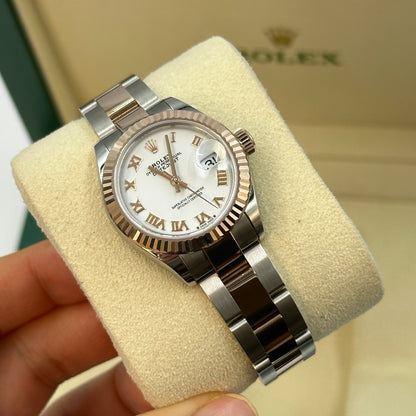 Rolex Lady-Datejust 279171 Weiße römische Auster 2025