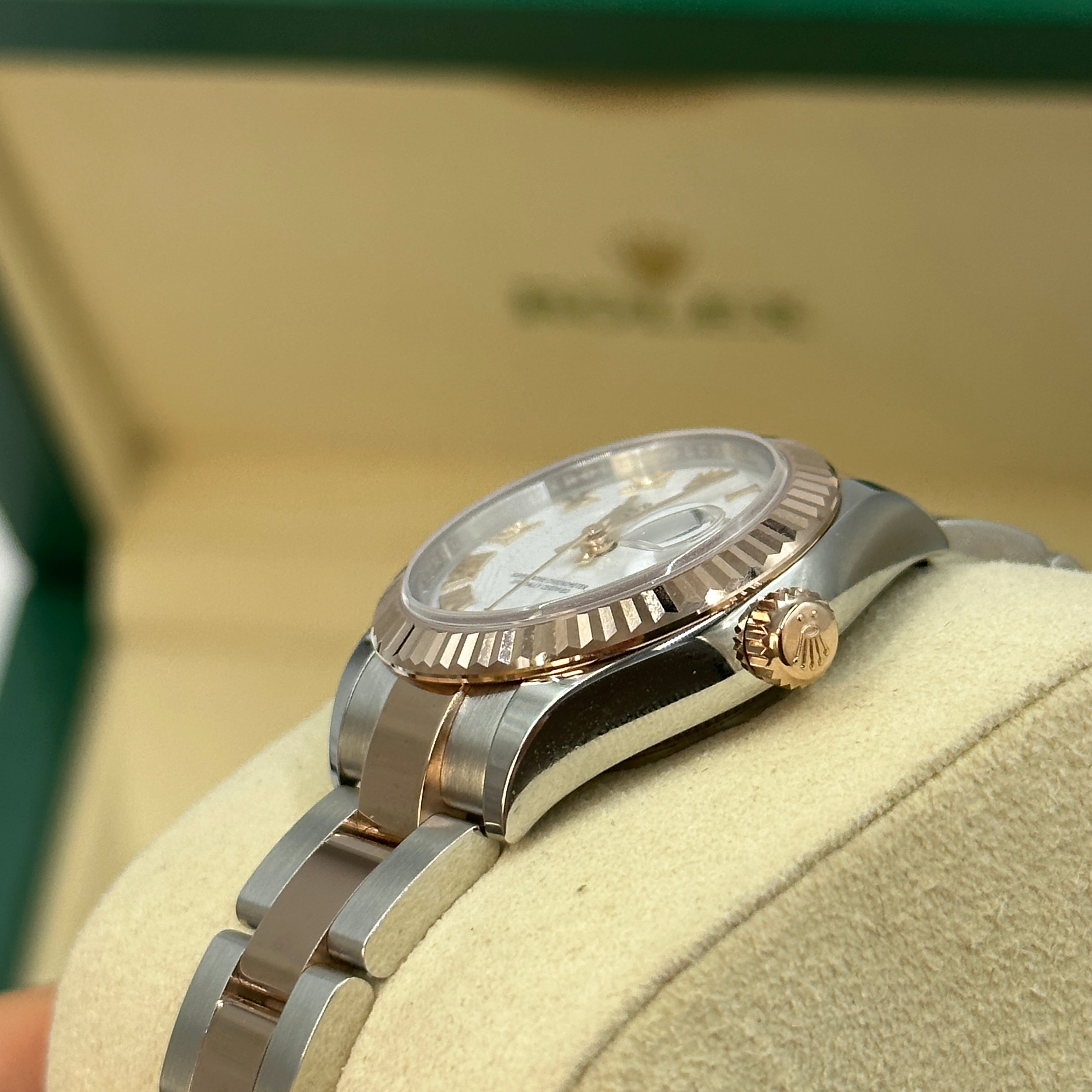 Rolex Lady-Datejust 279171 Weiße römische Auster 2025