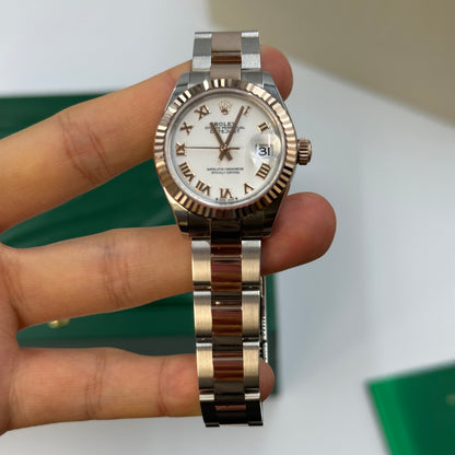 Rolex Lady-Datejust 279171 Weiße römische Auster 2025