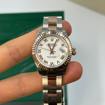 Rolex Lady-Datejust 279171 Weiße römische Auster 2025