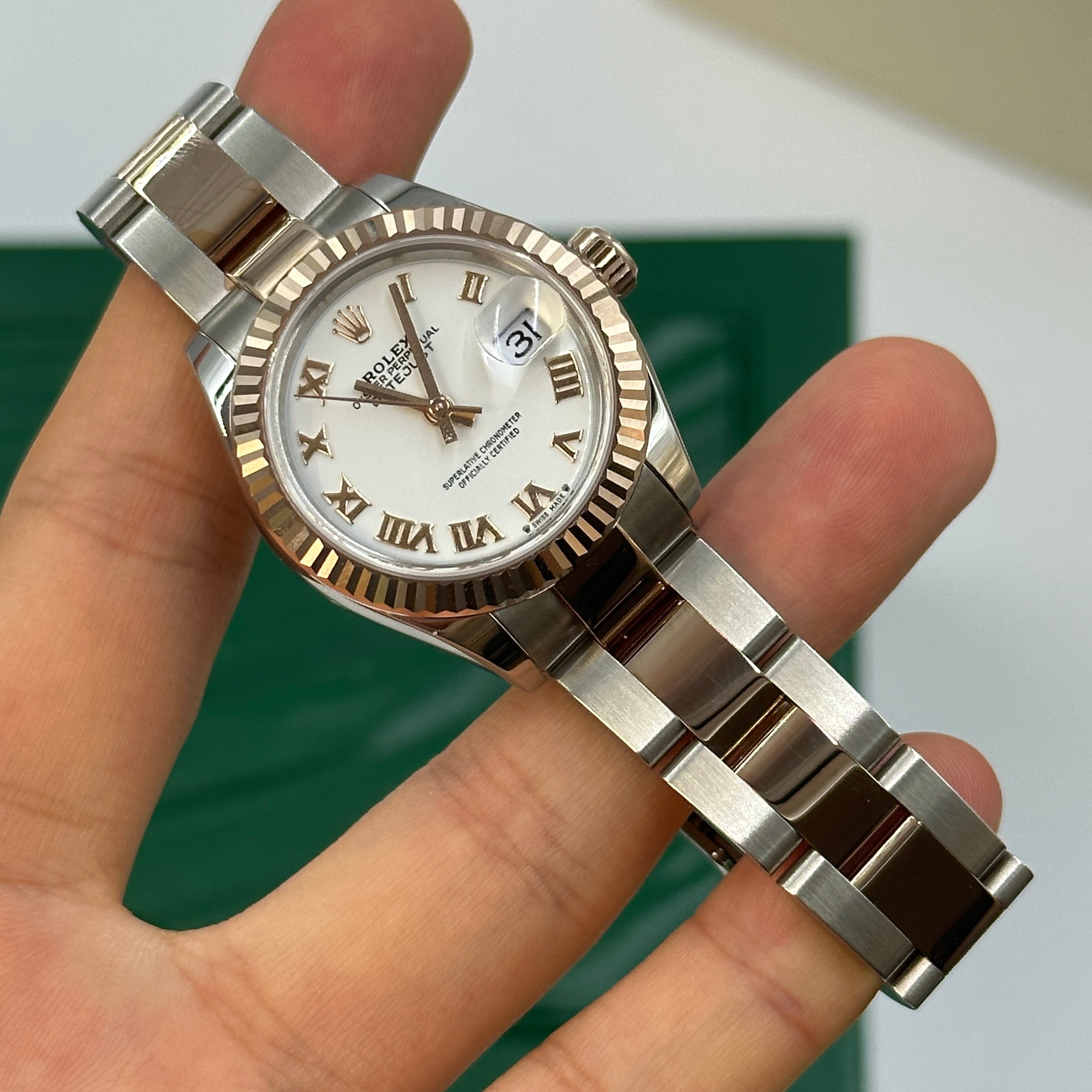 Rolex Lady-Datejust 279171 Weiße römische Auster 2025