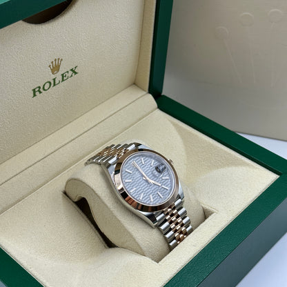 Rolex Datejust 41 126301 Grau geriffeltes Jubiläum 2024