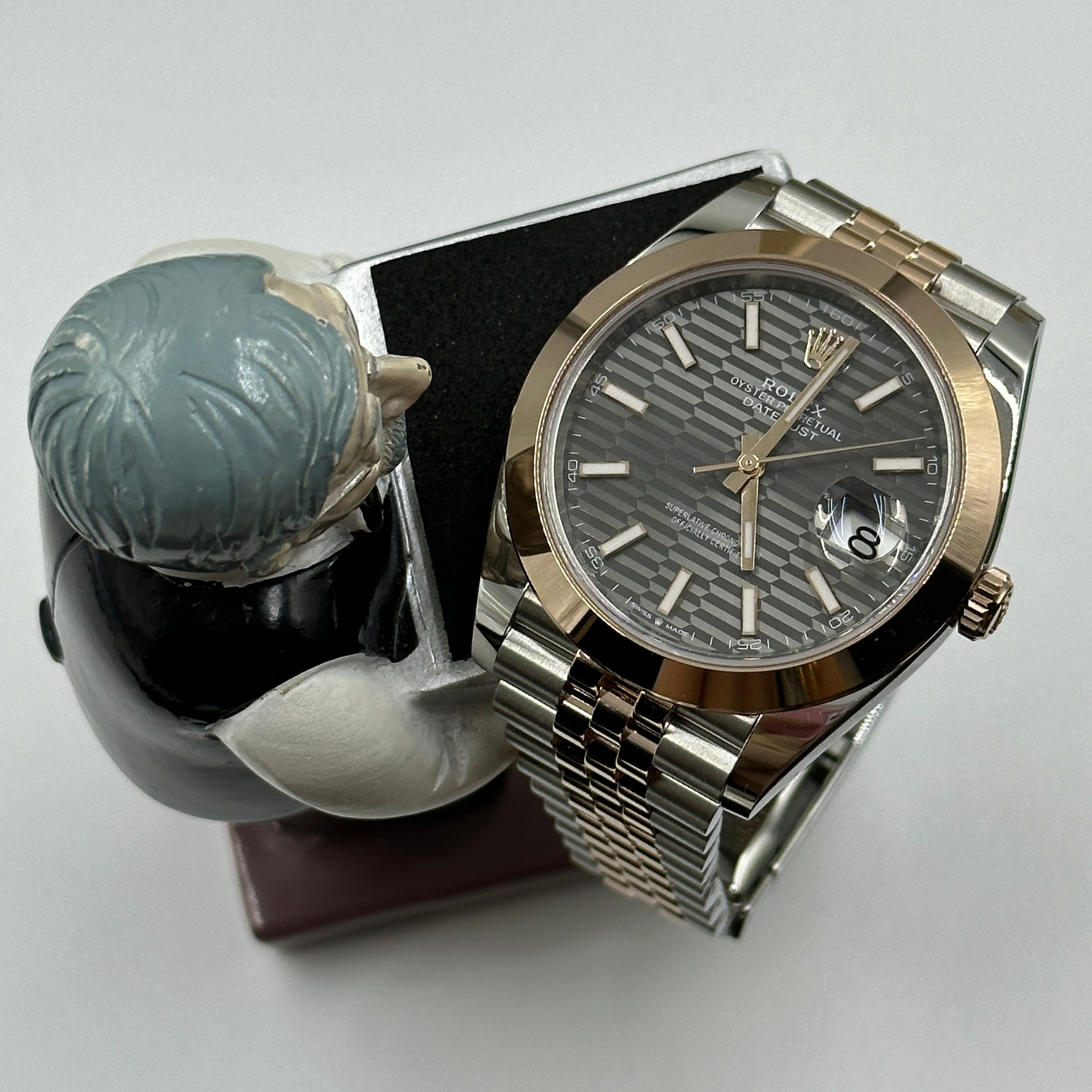 Rolex Datejust 41 126301 Grau geriffeltes Jubiläum 2024